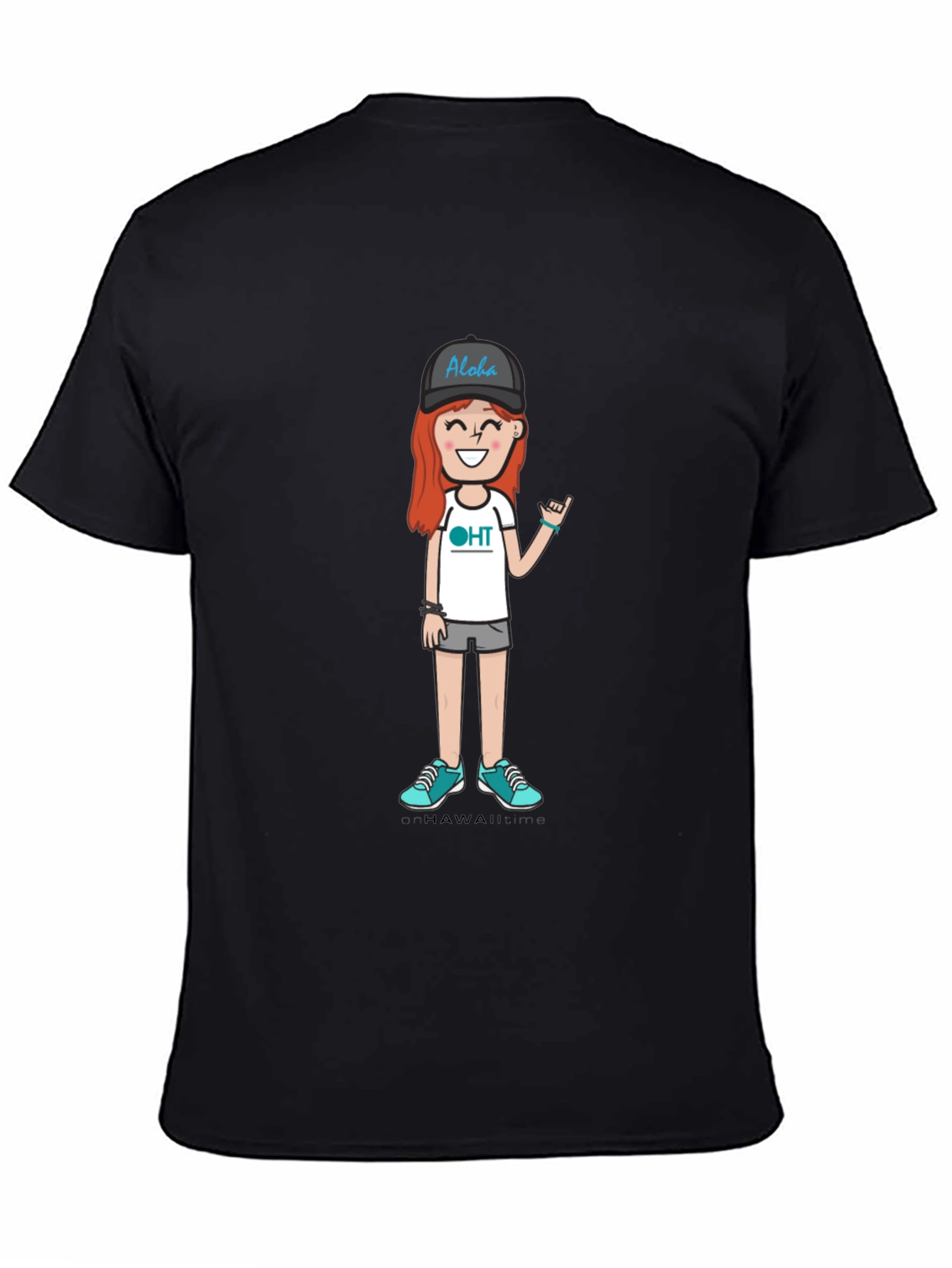 Aloha Cartoon Graphic T-Shirt