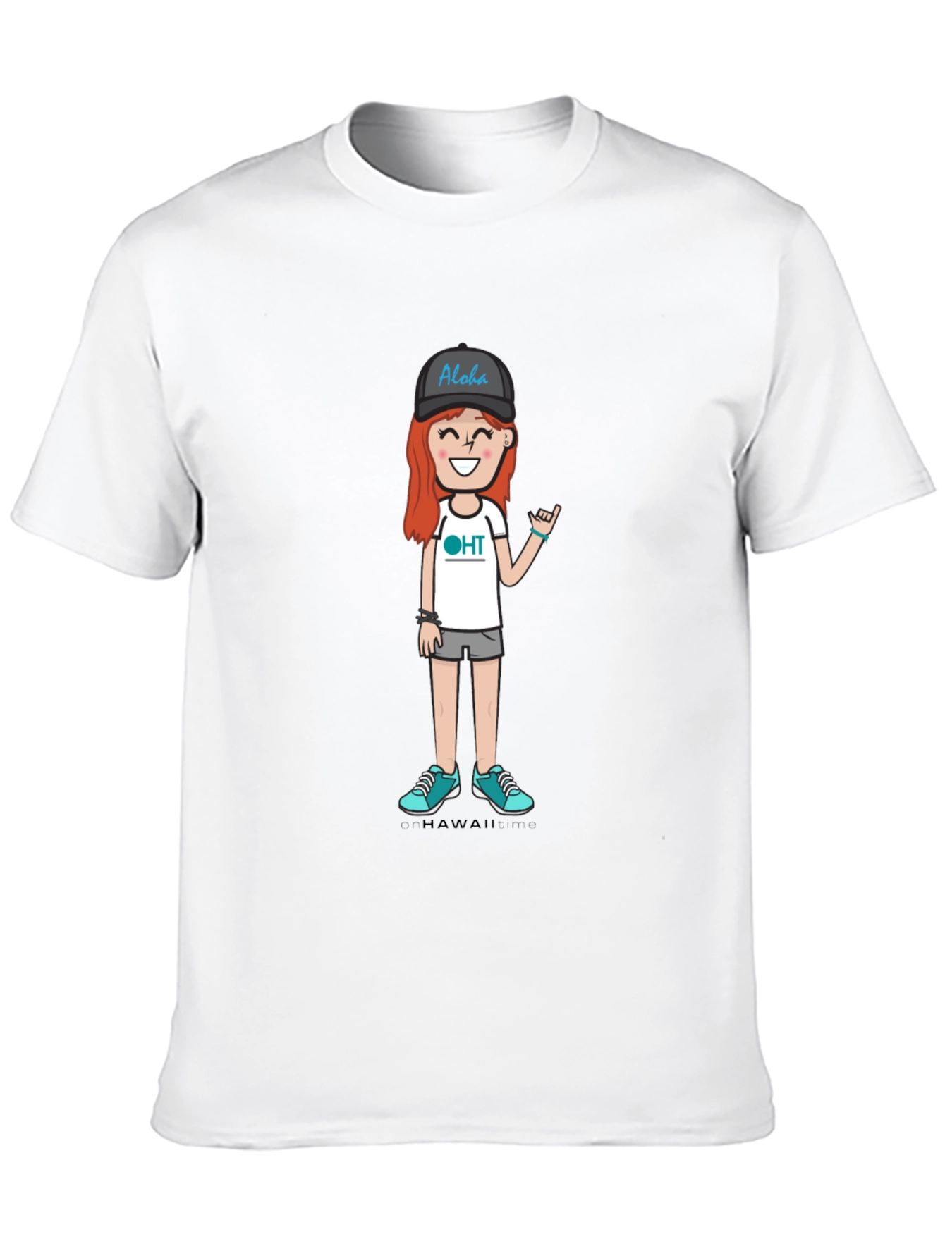 Aloha Cartoon Graphic T-Shirt