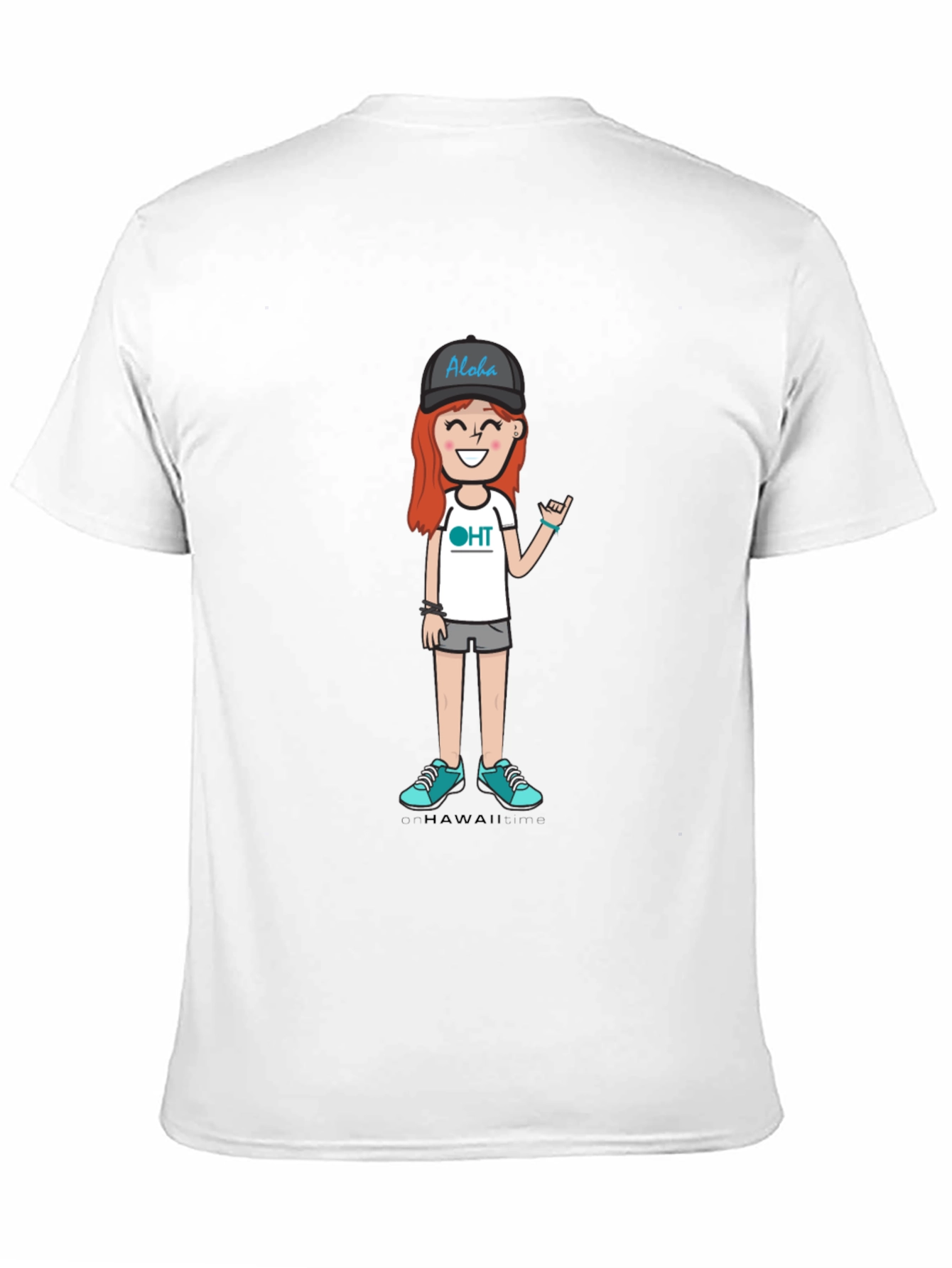 Aloha Cartoon Graphic T-Shirt
