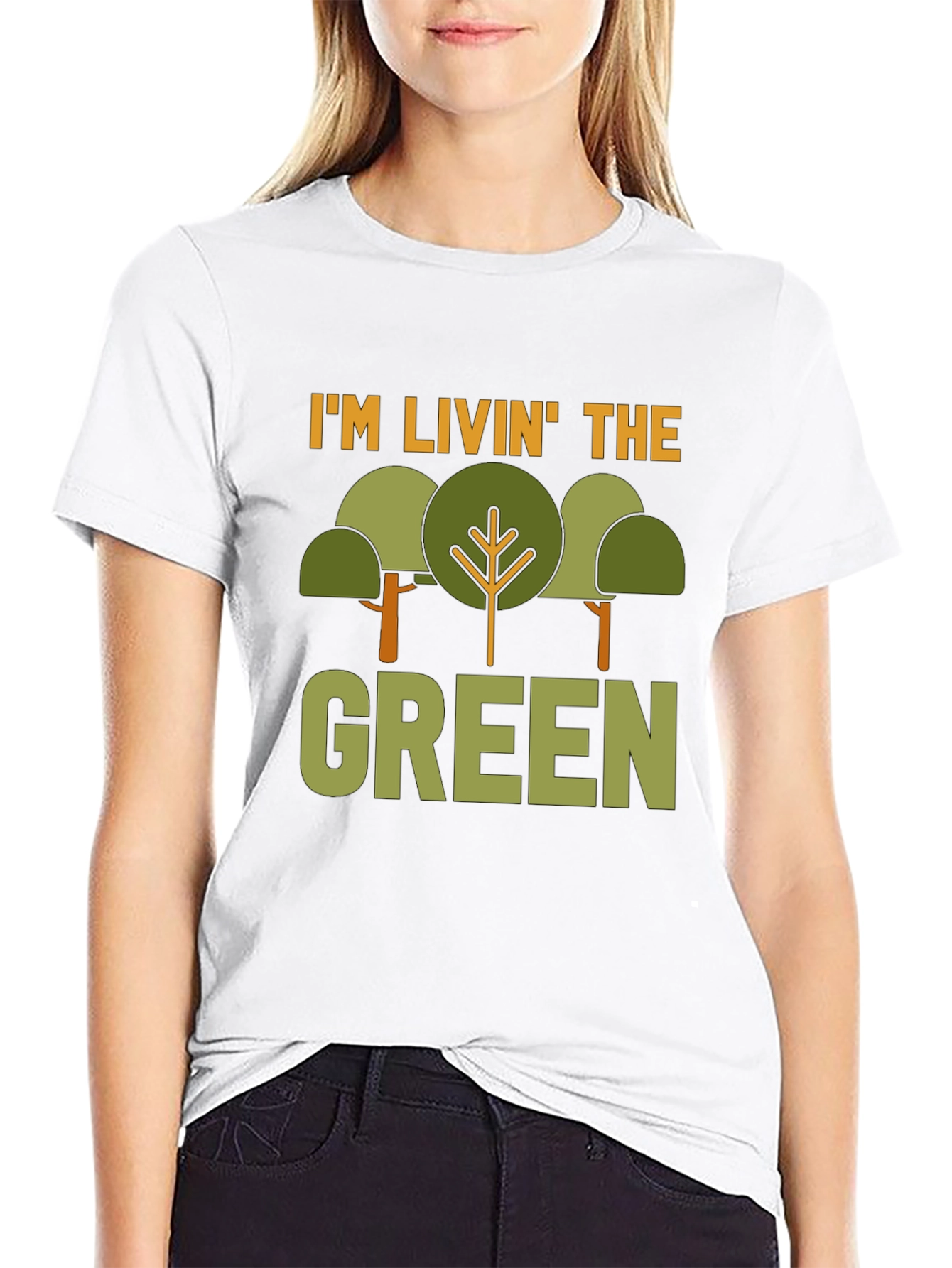 Im Livin The Green T-Shirt - Nature Lover Tee