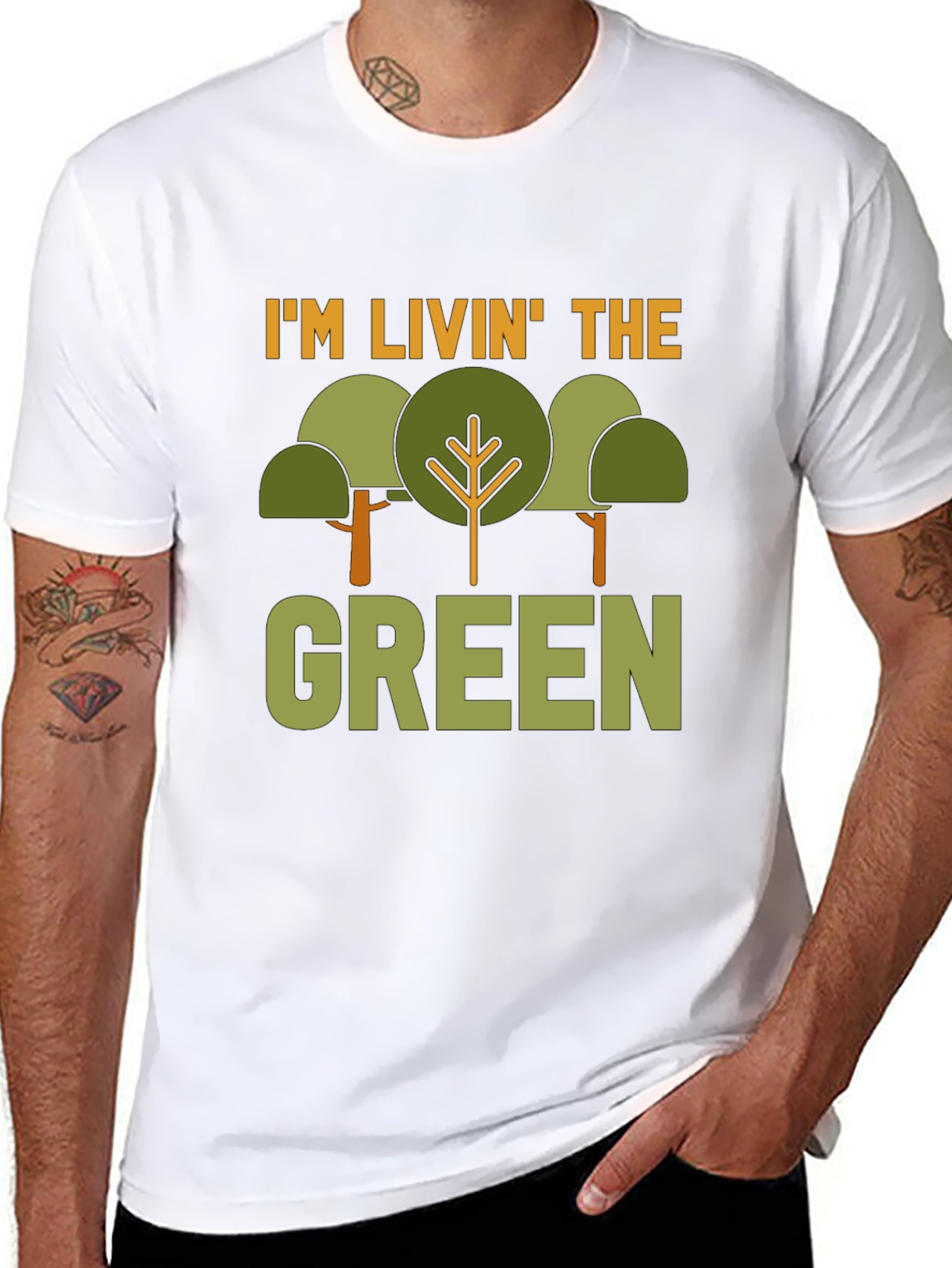 Im Livin The Green T-Shirt - Nature Lover Tee