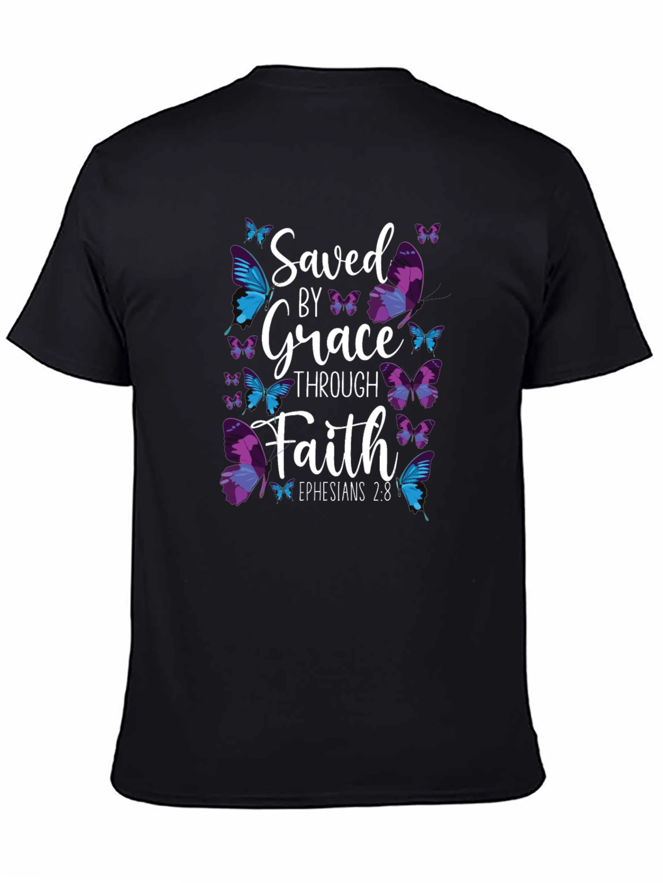 Saved By Grace Butterfly T-Shirt