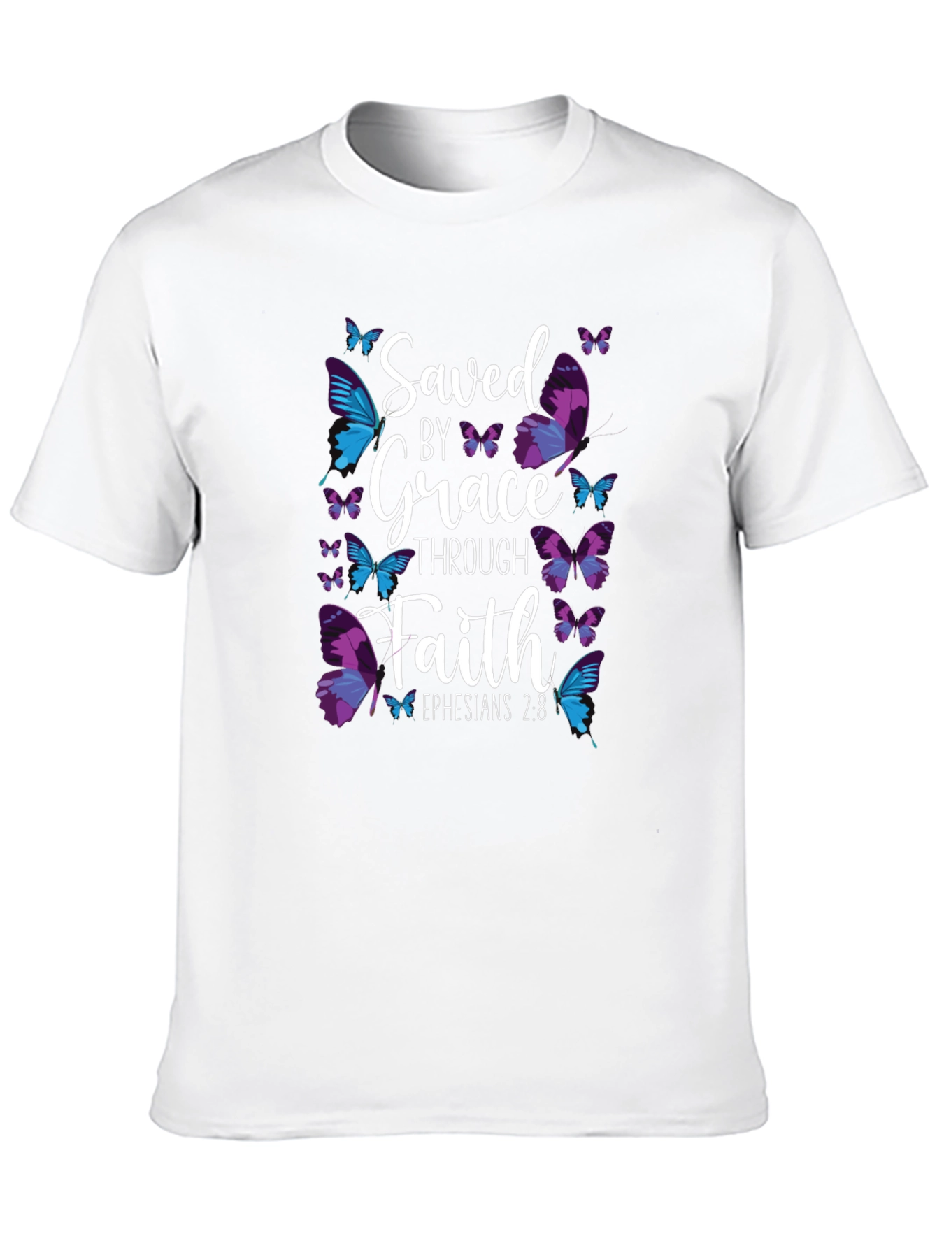 Saved By Grace Butterfly T-Shirt