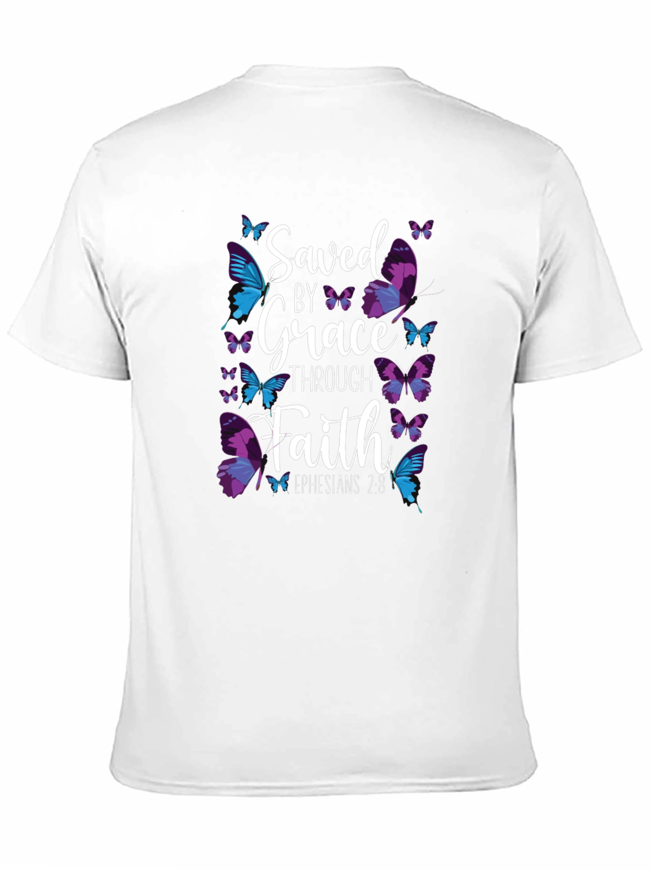 Saved By Grace Butterfly T-Shirt
