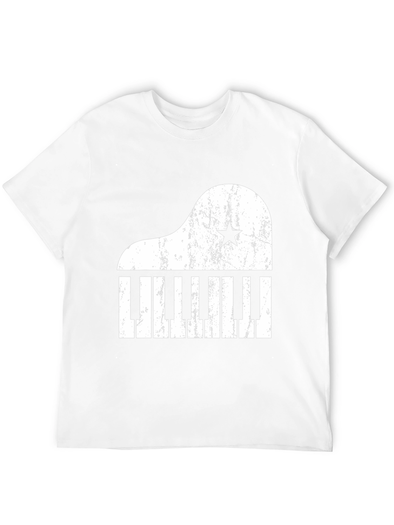 Piano Star Black Graphic Tee