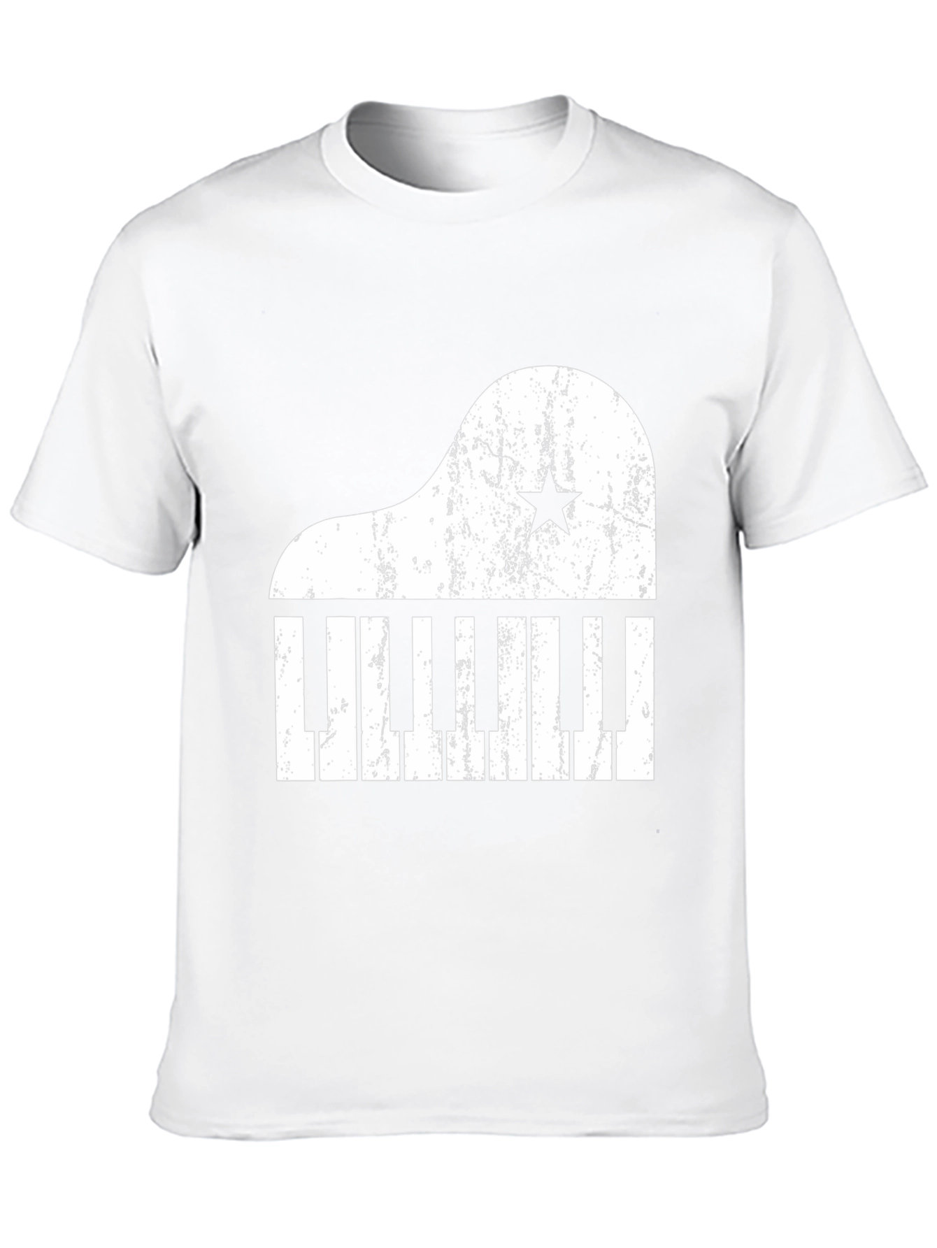 Piano Star Black Graphic Tee