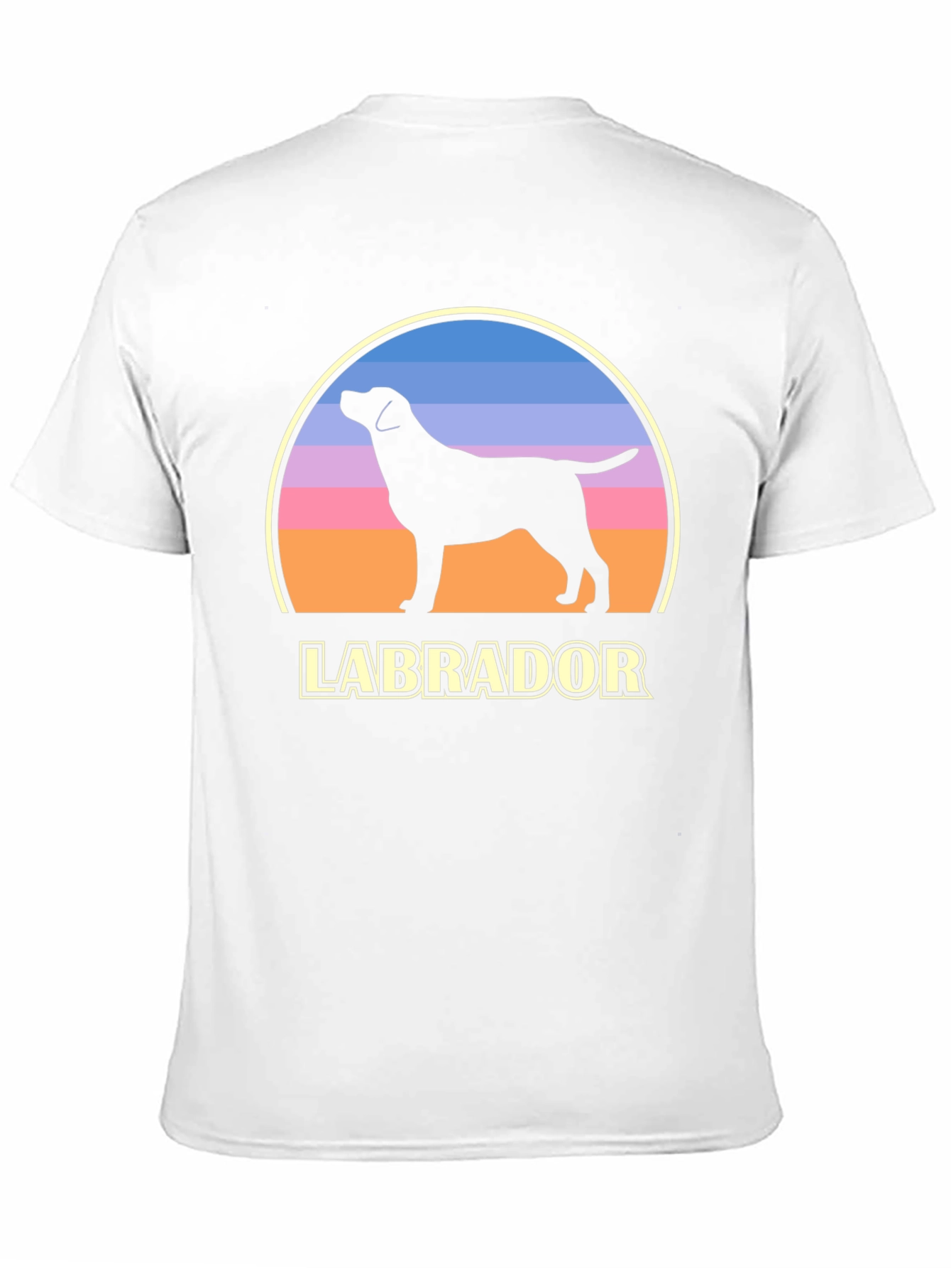 Labrador Dog Silhouette Graphic T-Shirt