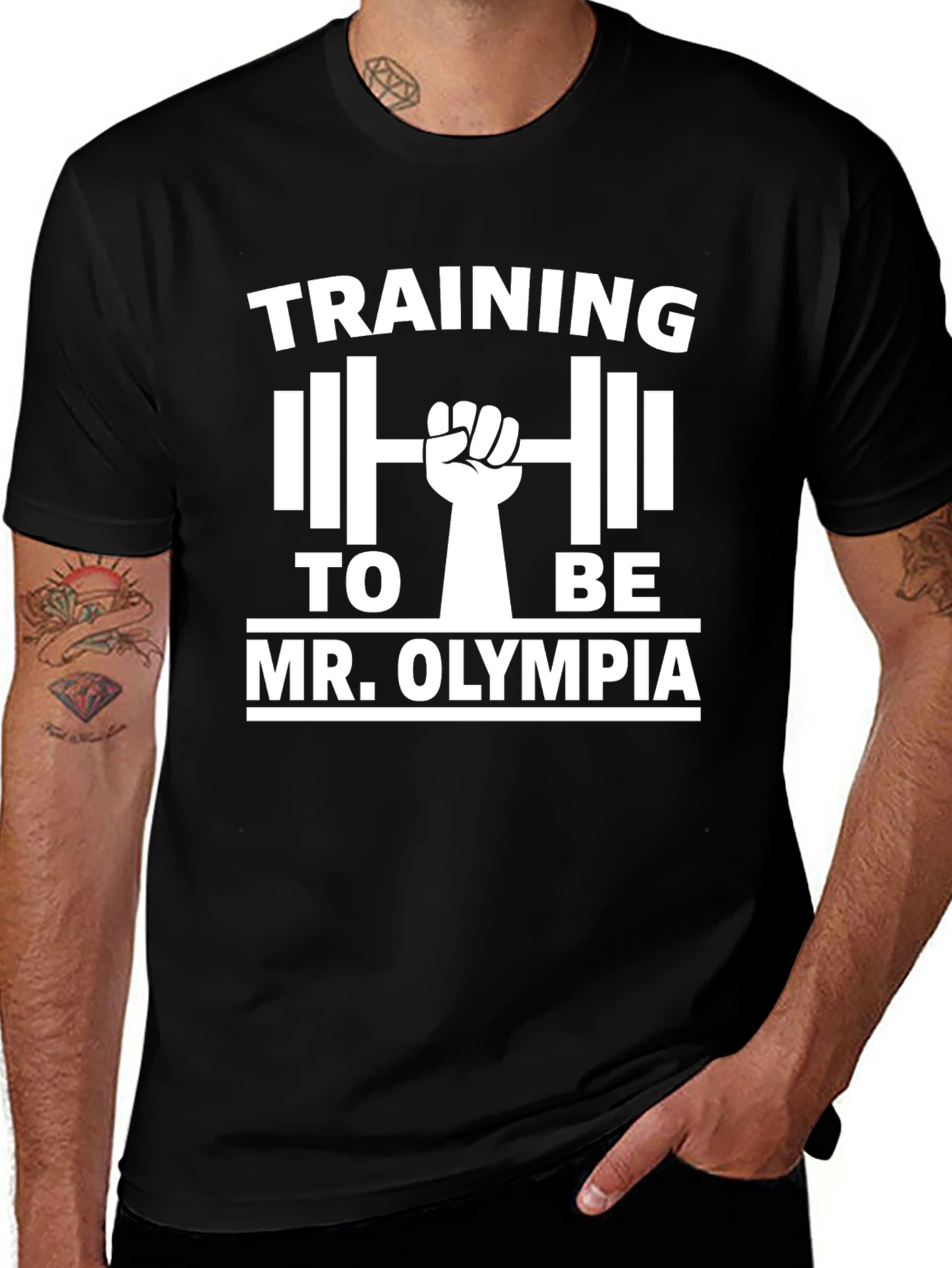 Training to be Mr. Olympia Graphic T-Shirt