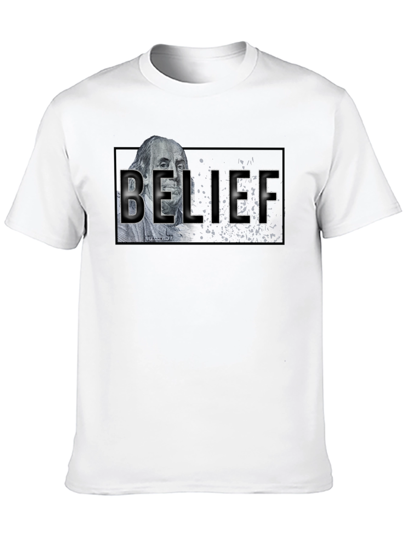 Belief Graphic T-Shirt - Black Crew Neck