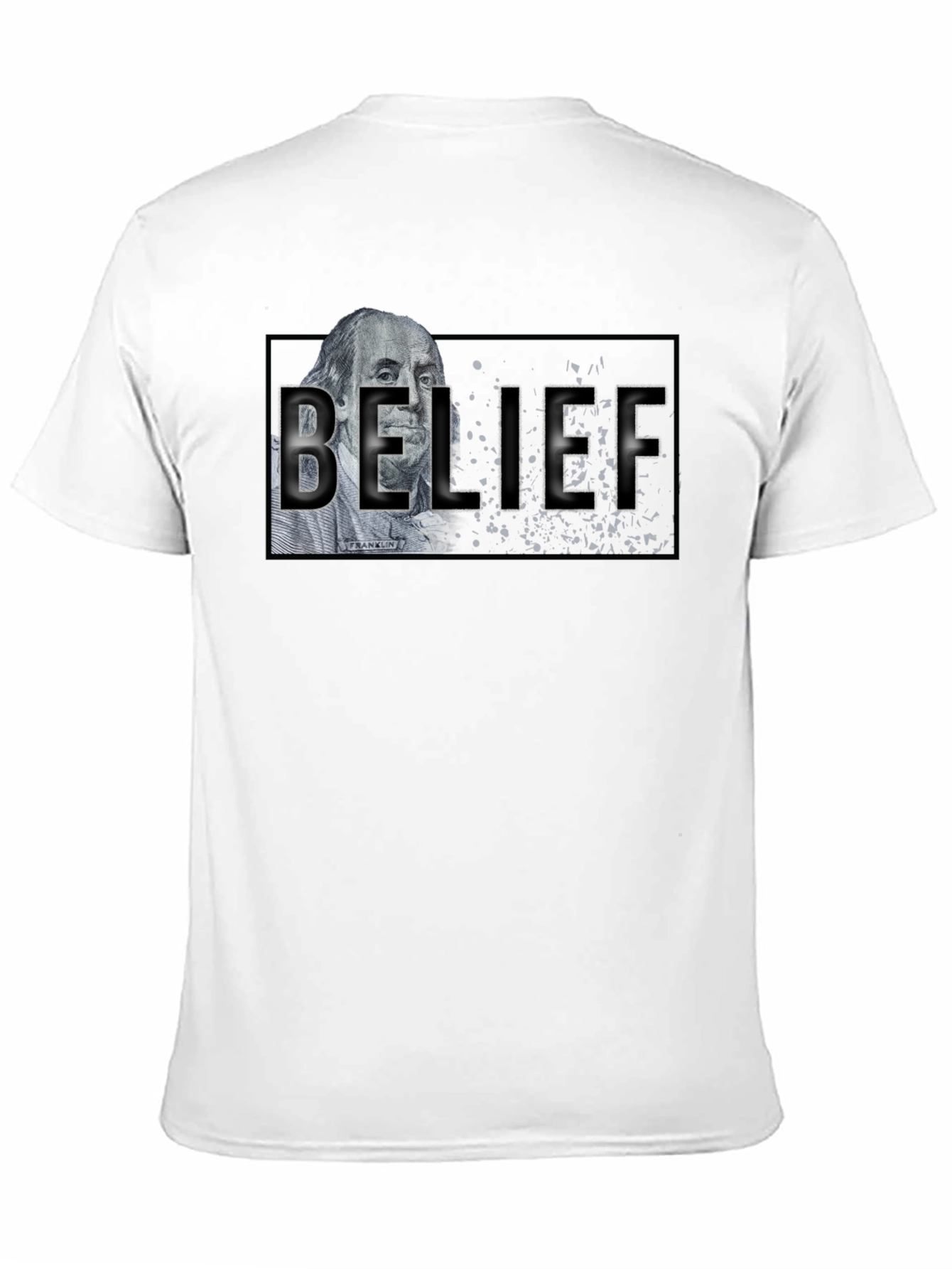Belief Graphic T-Shirt - Black Crew Neck