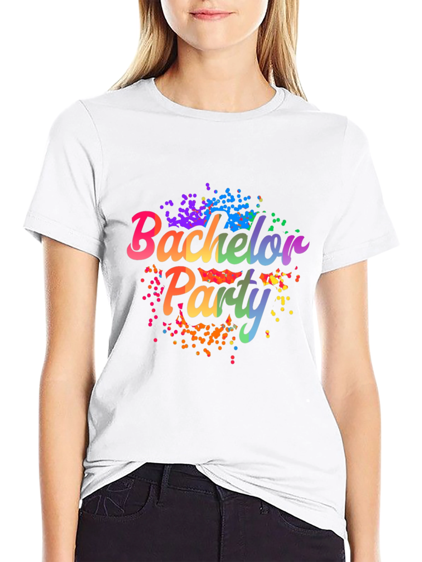 Rainbow Bachelor Party T-Shirt