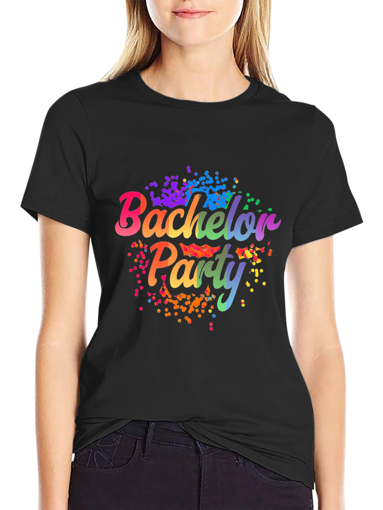 Rainbow Bachelor Party T-Shirt