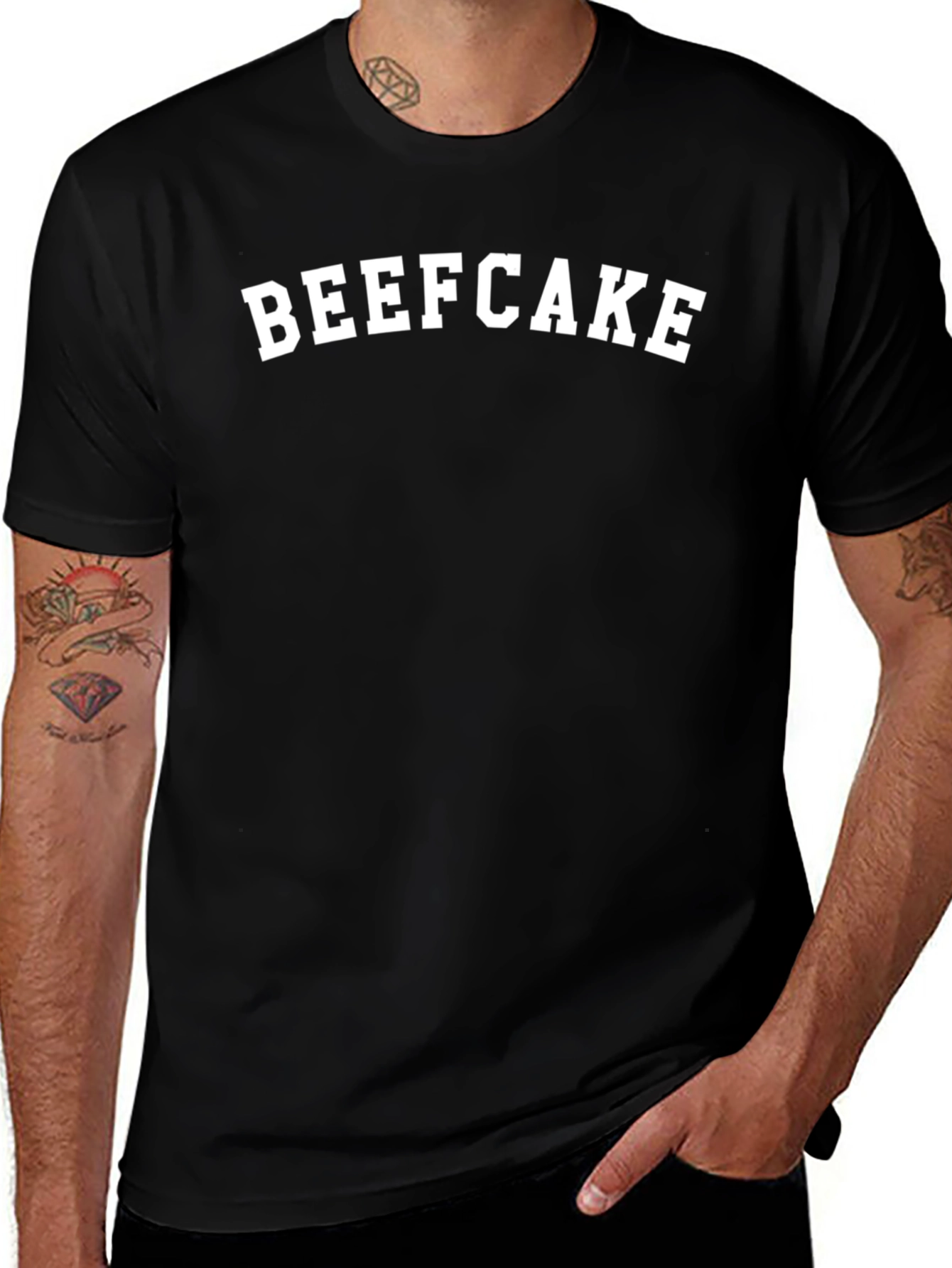 Beefcake Black Graphic Tee - Classic Fit