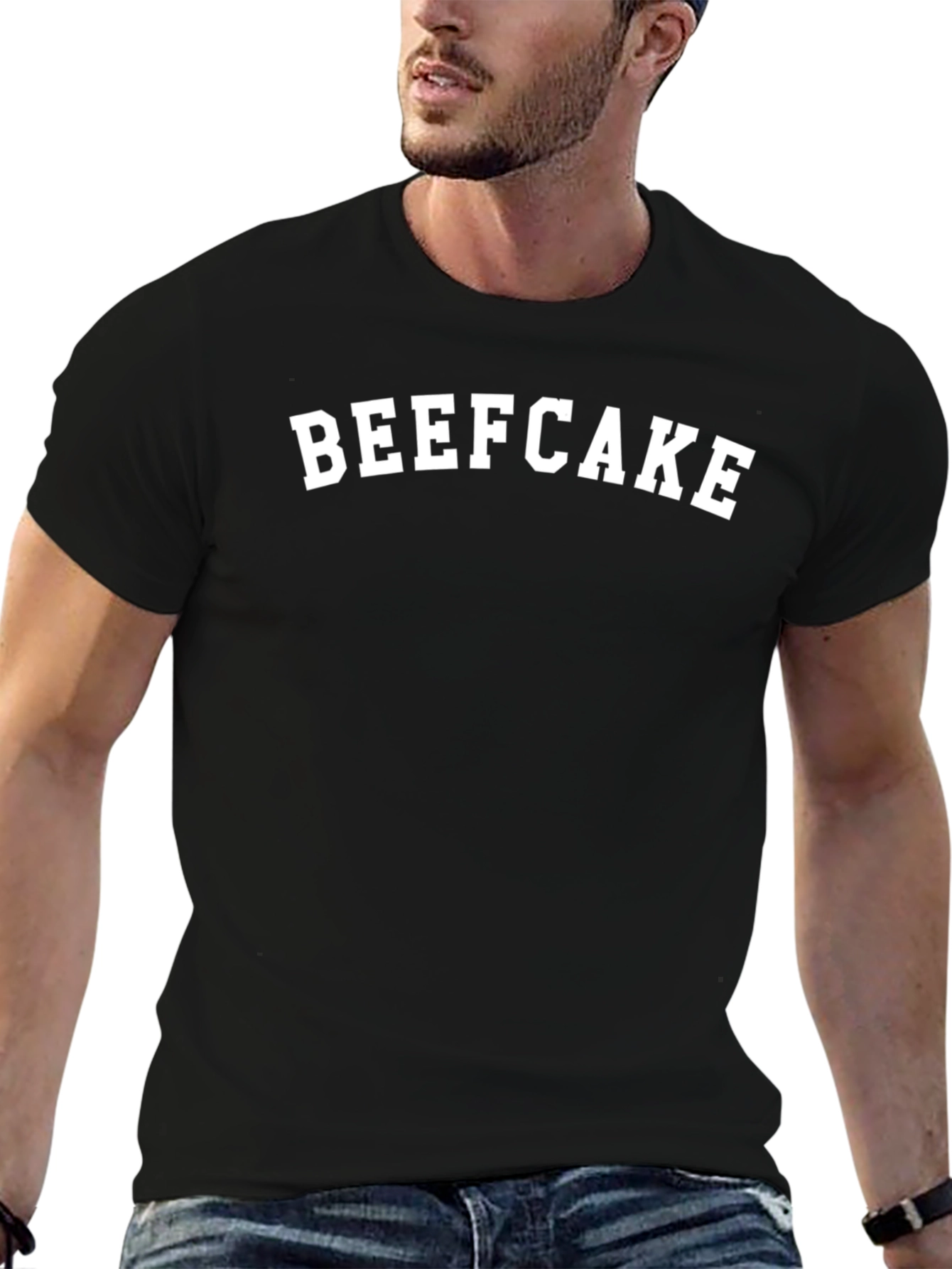 Beefcake Black Graphic Tee - Classic Fit