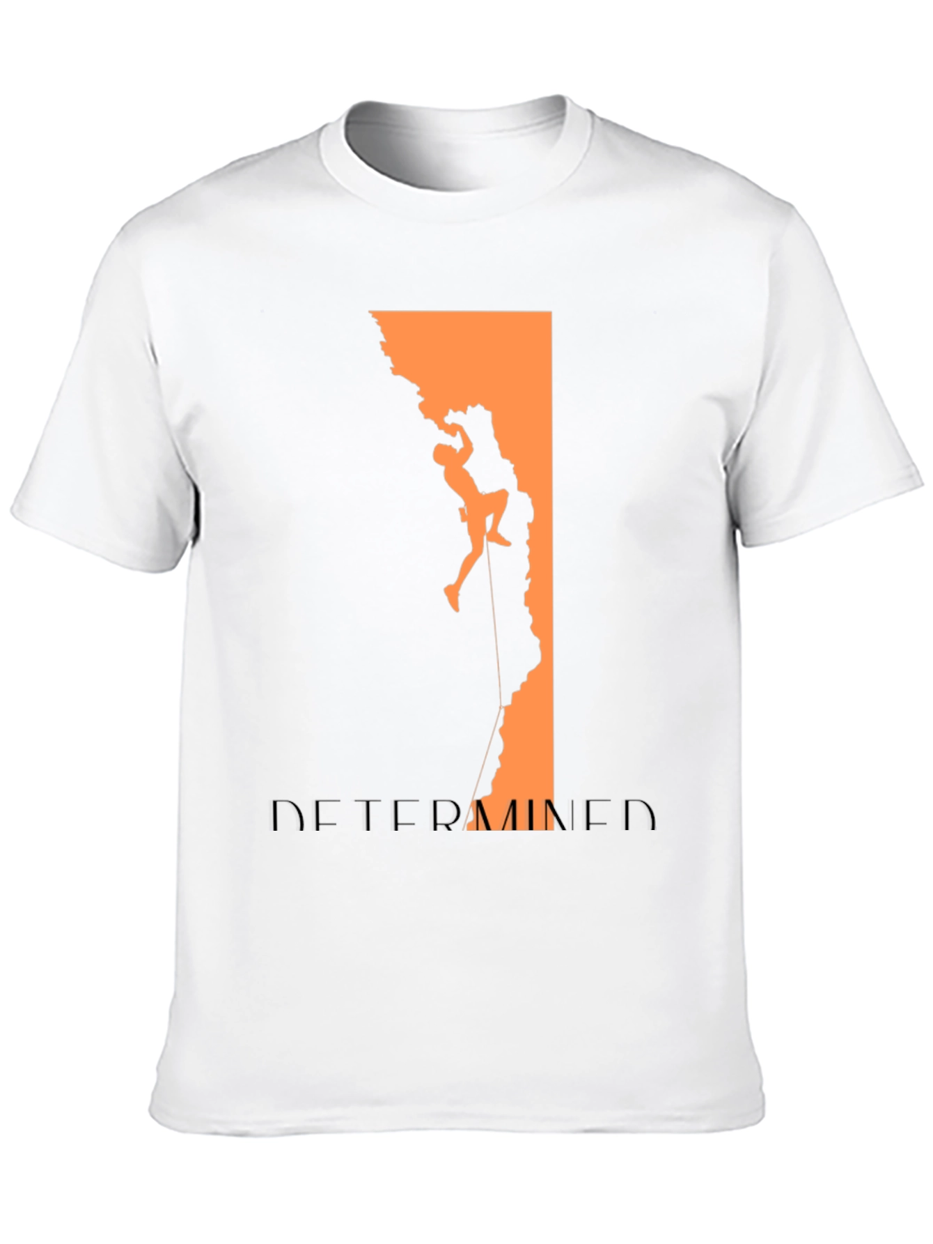 Determined Climber Graphic Tee - Black
