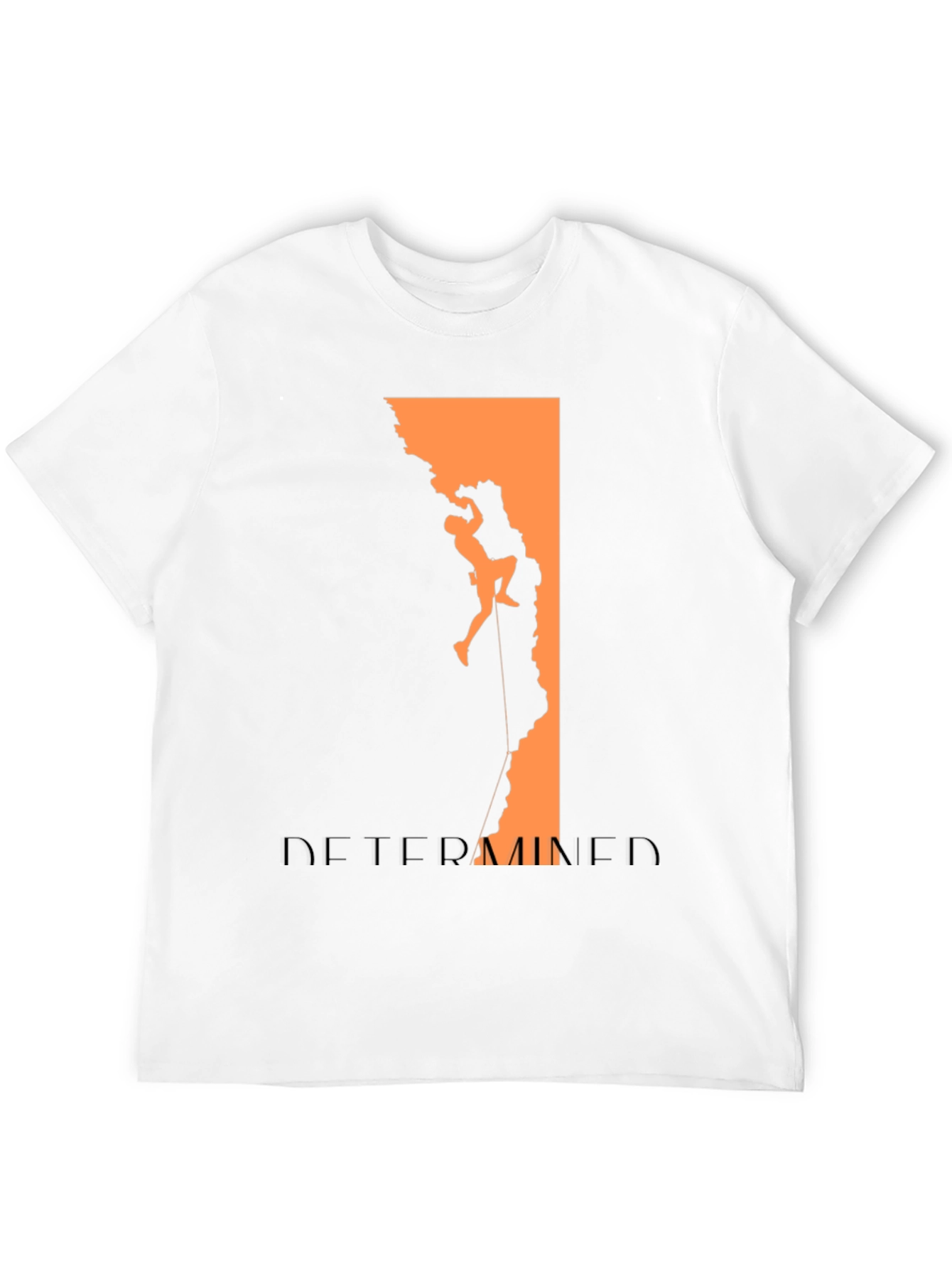 Determined Climber Graphic Tee - Black
