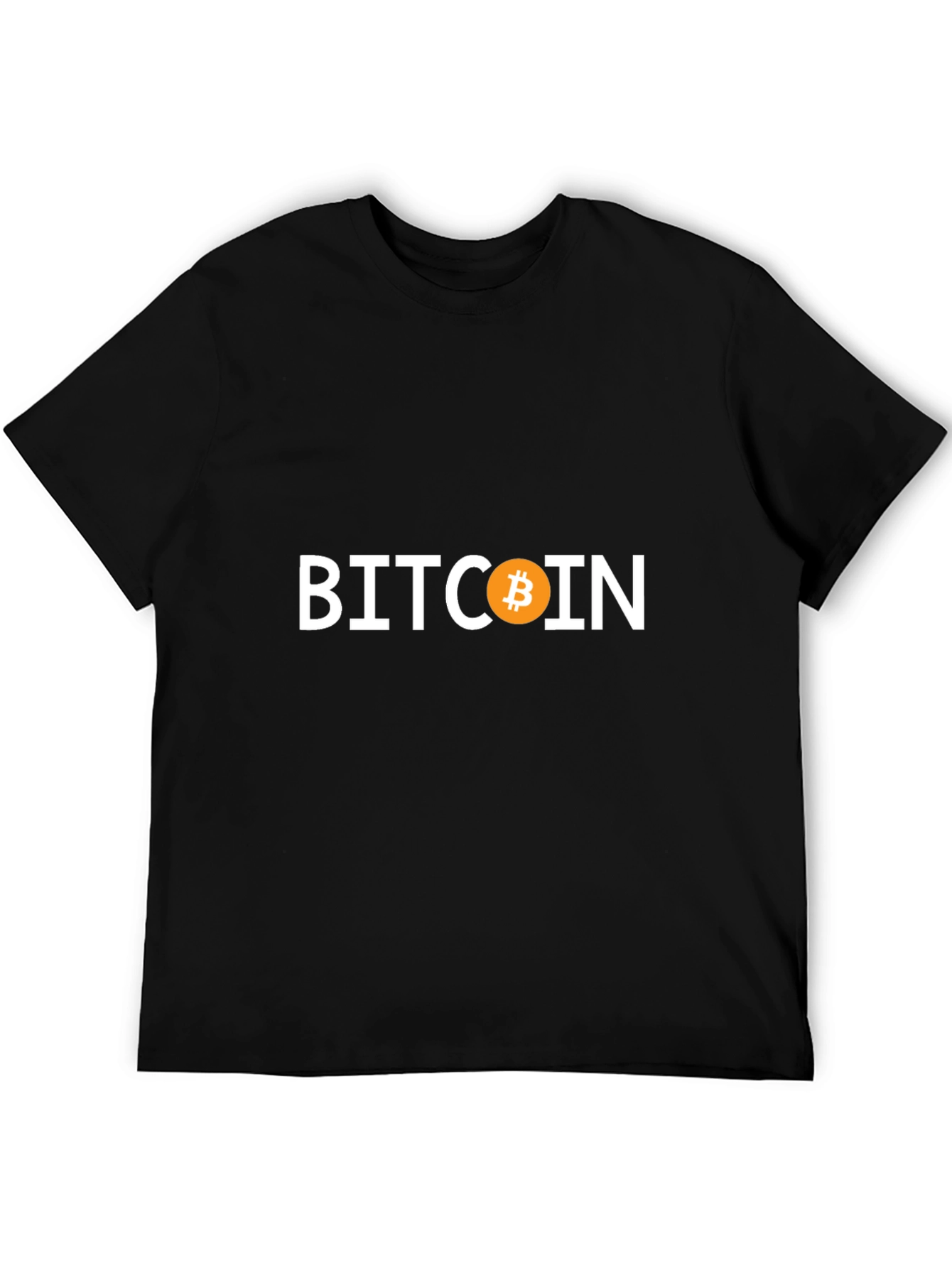 Bitcoin T-Shirt - Crypto Fan Apparel - Black Tee