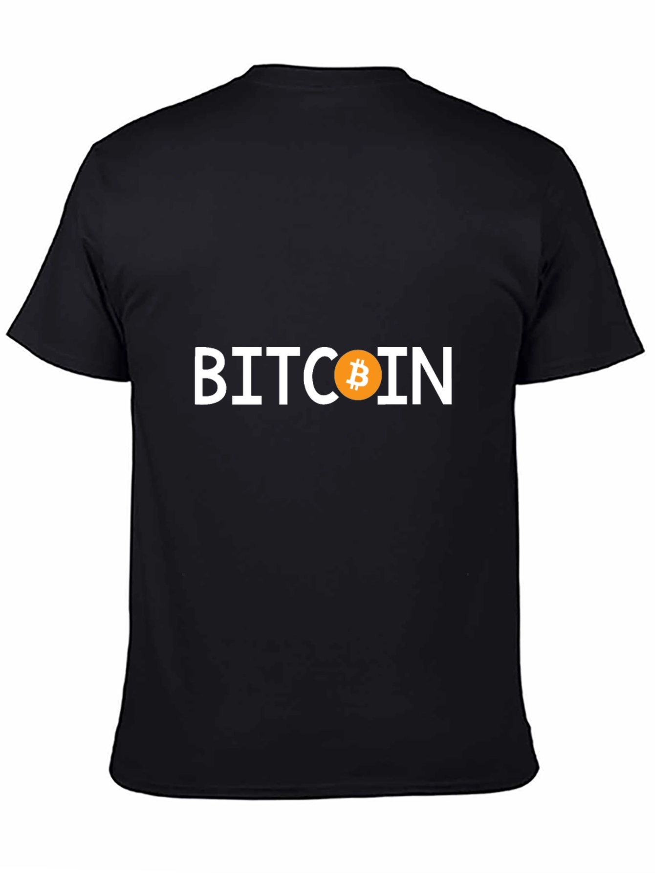Bitcoin T-Shirt - Crypto Fan Apparel - Black Tee