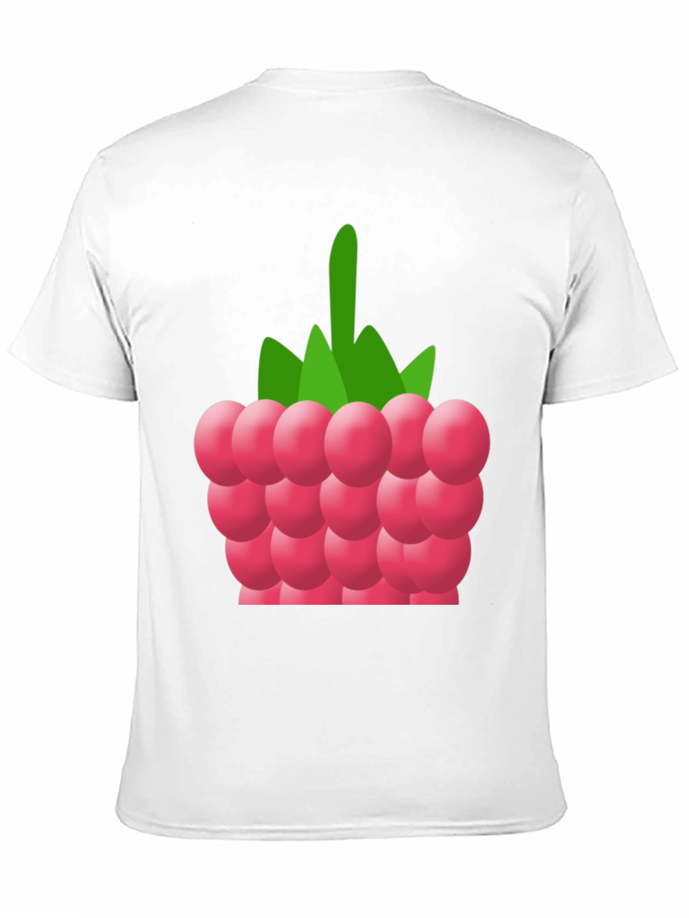 Raspberry Graphic Tee - Soft Cotton Blend