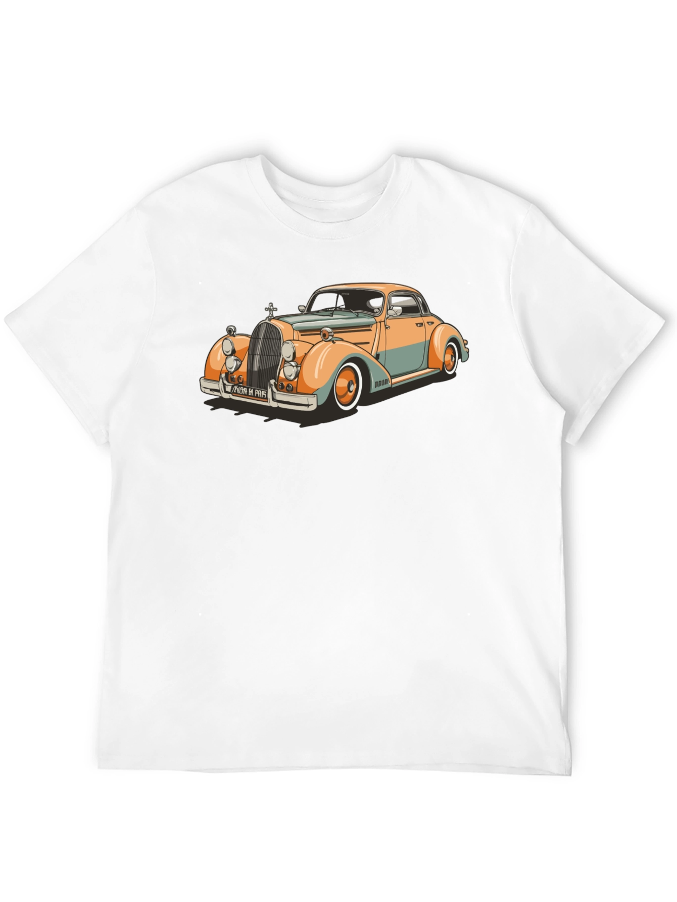 Classic Car Graphic T-Shirt - Retro Style