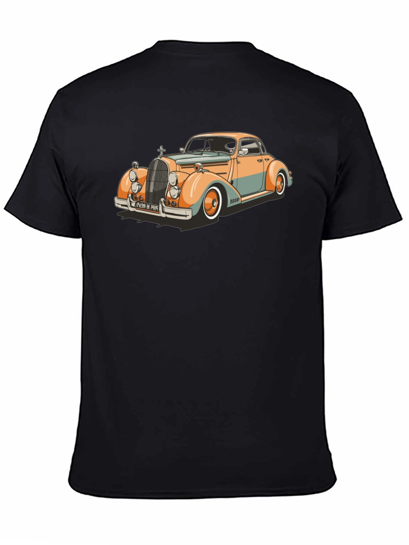 Classic Car Graphic T-Shirt - Retro Style
