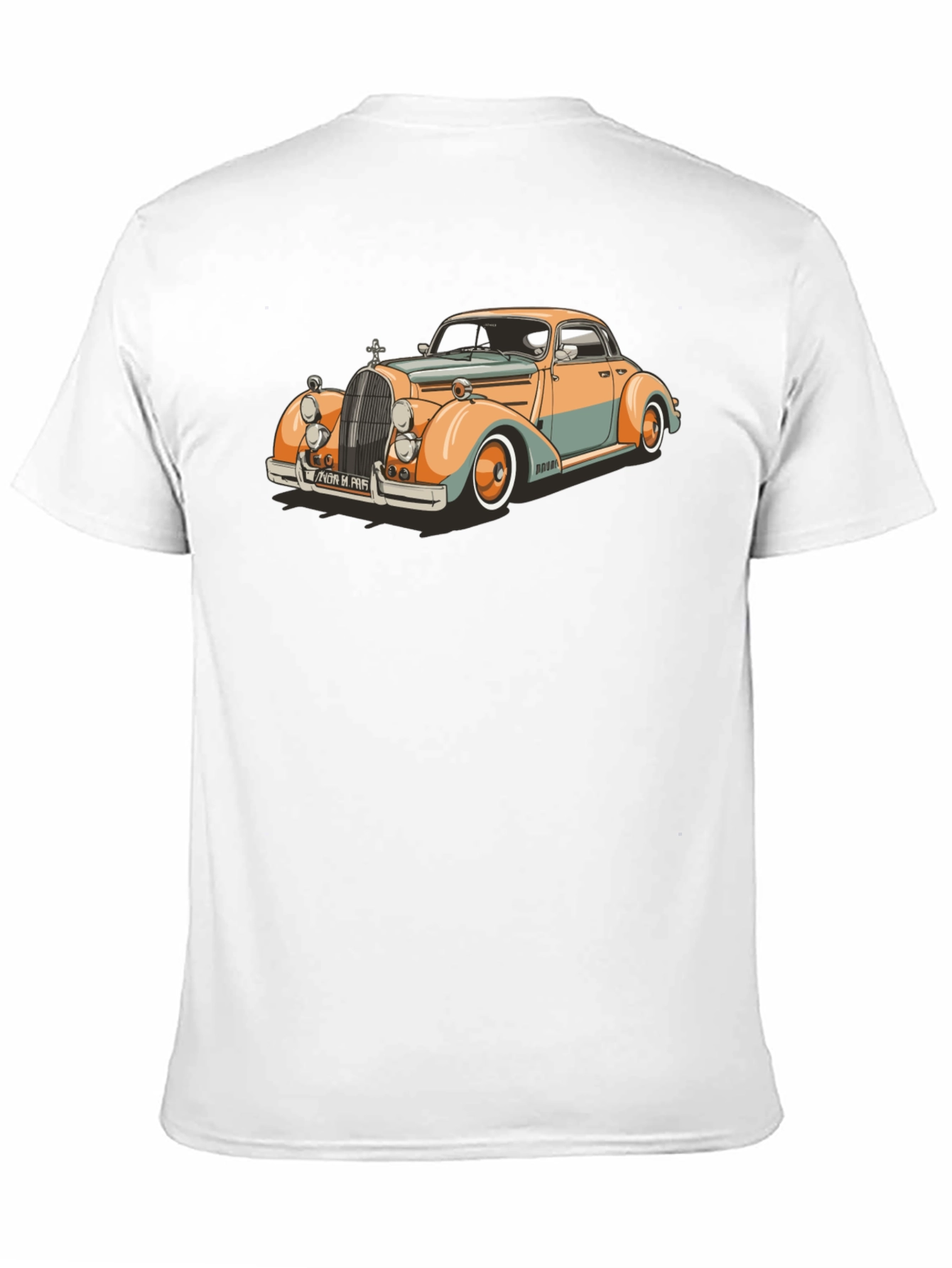 Classic Car Graphic T-Shirt - Retro Style