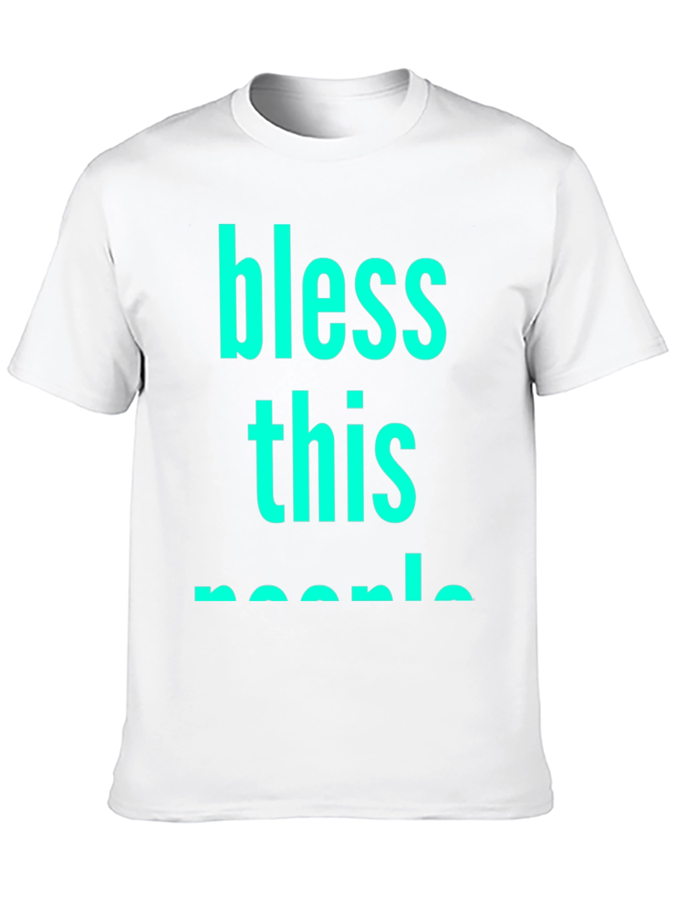 Bless This People Graphic Tee - Black