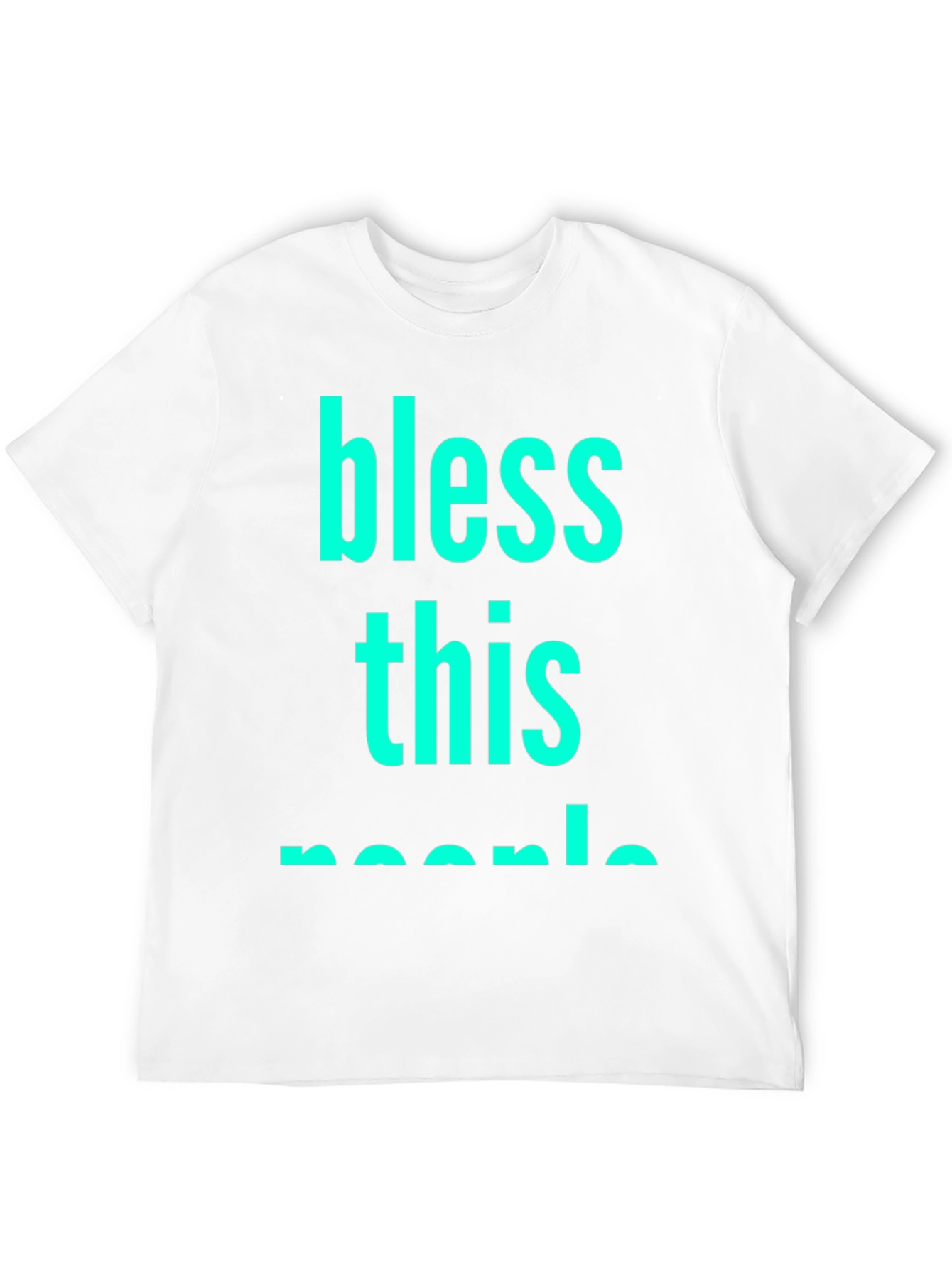 Bless This People Graphic Tee - Black
