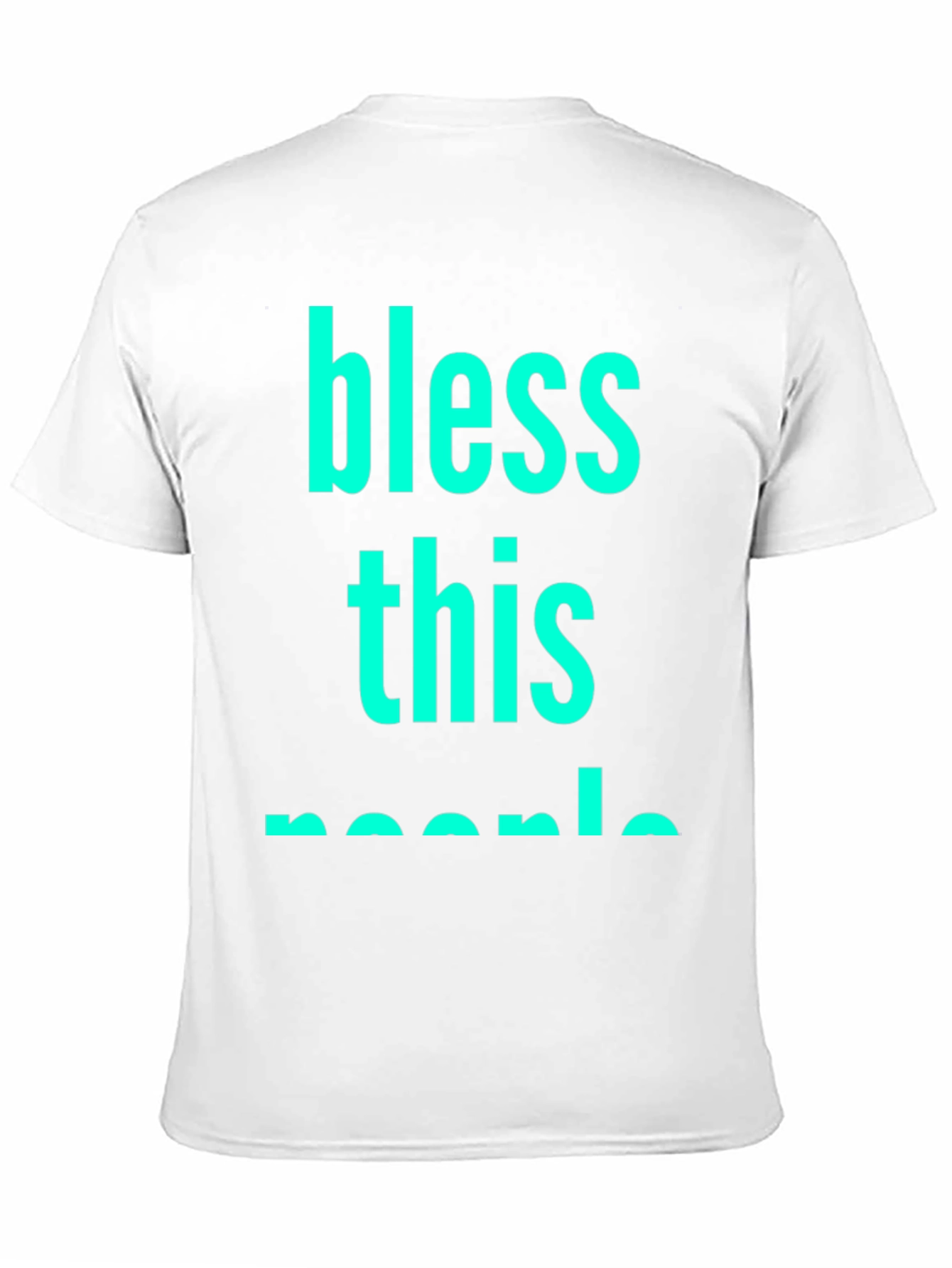 Bless This People Graphic Tee - Black