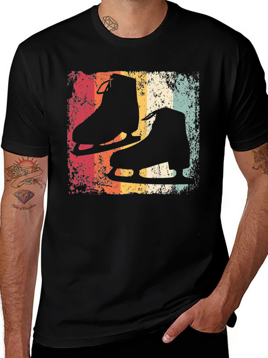 Retro Ice Skating T-Shirt Vintage Skate Design