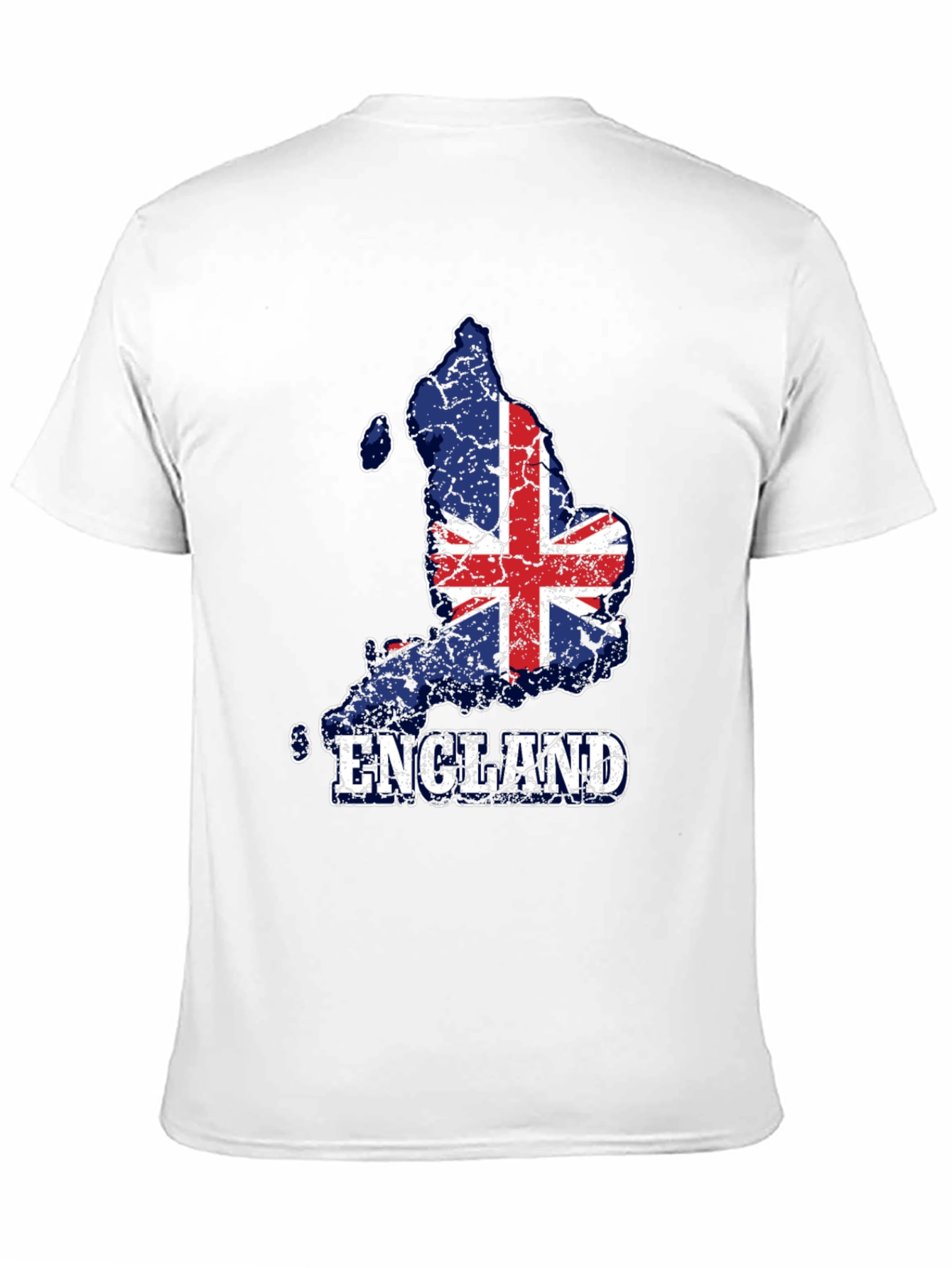 England Flag Map T-Shirt