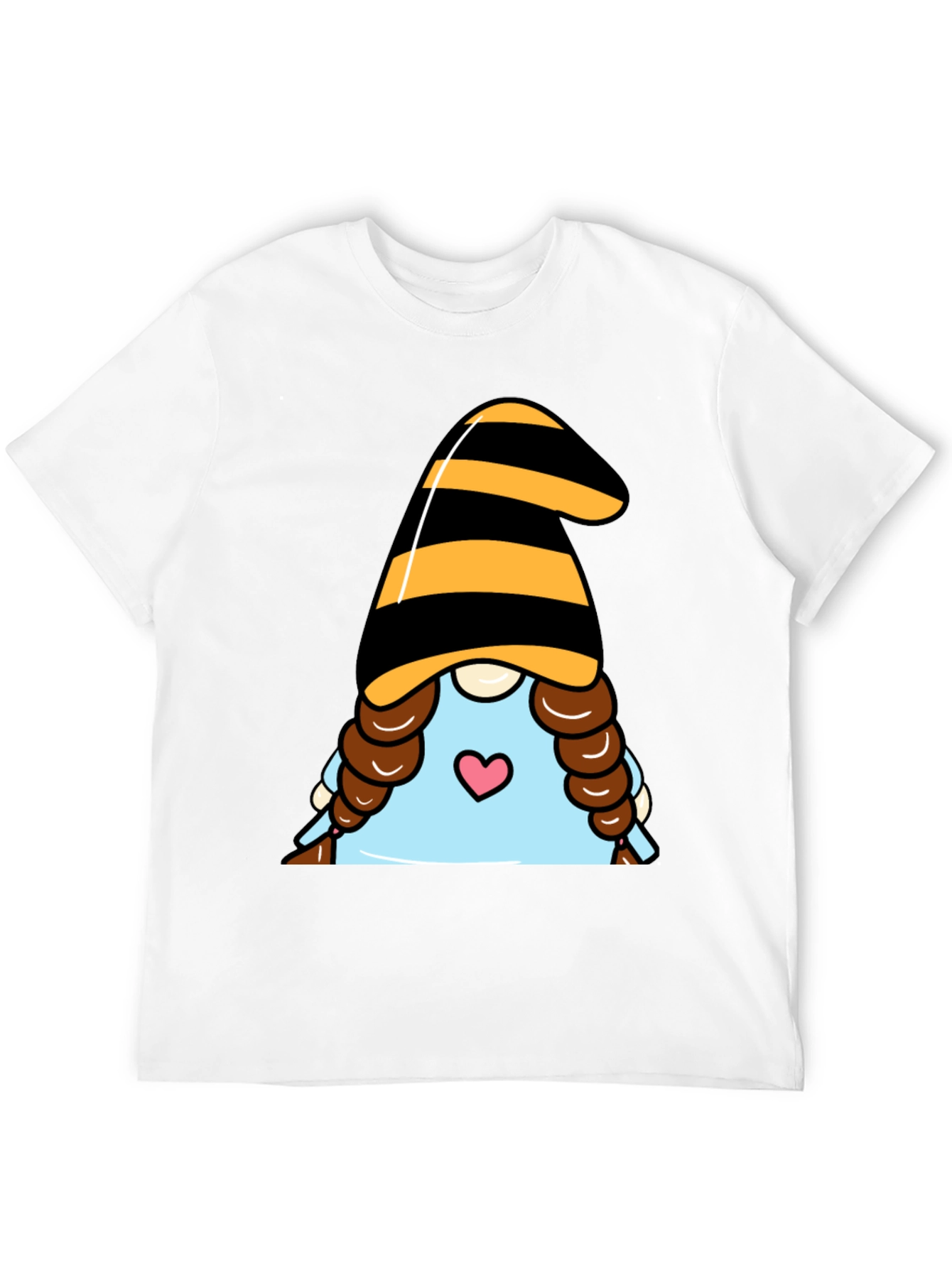 Gnome Valentines Day T-Shirt - Black
