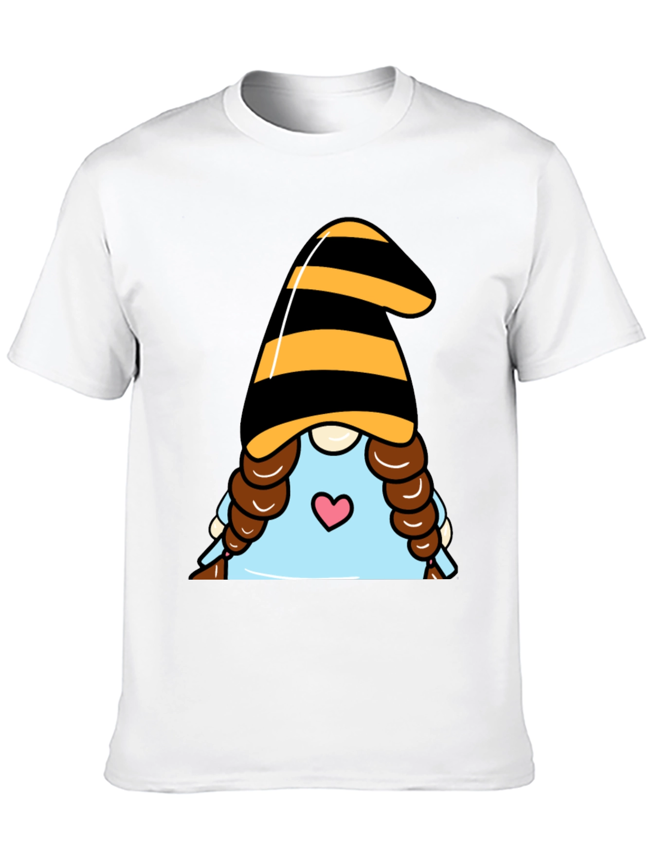 Gnome Valentines Day T-Shirt - Black