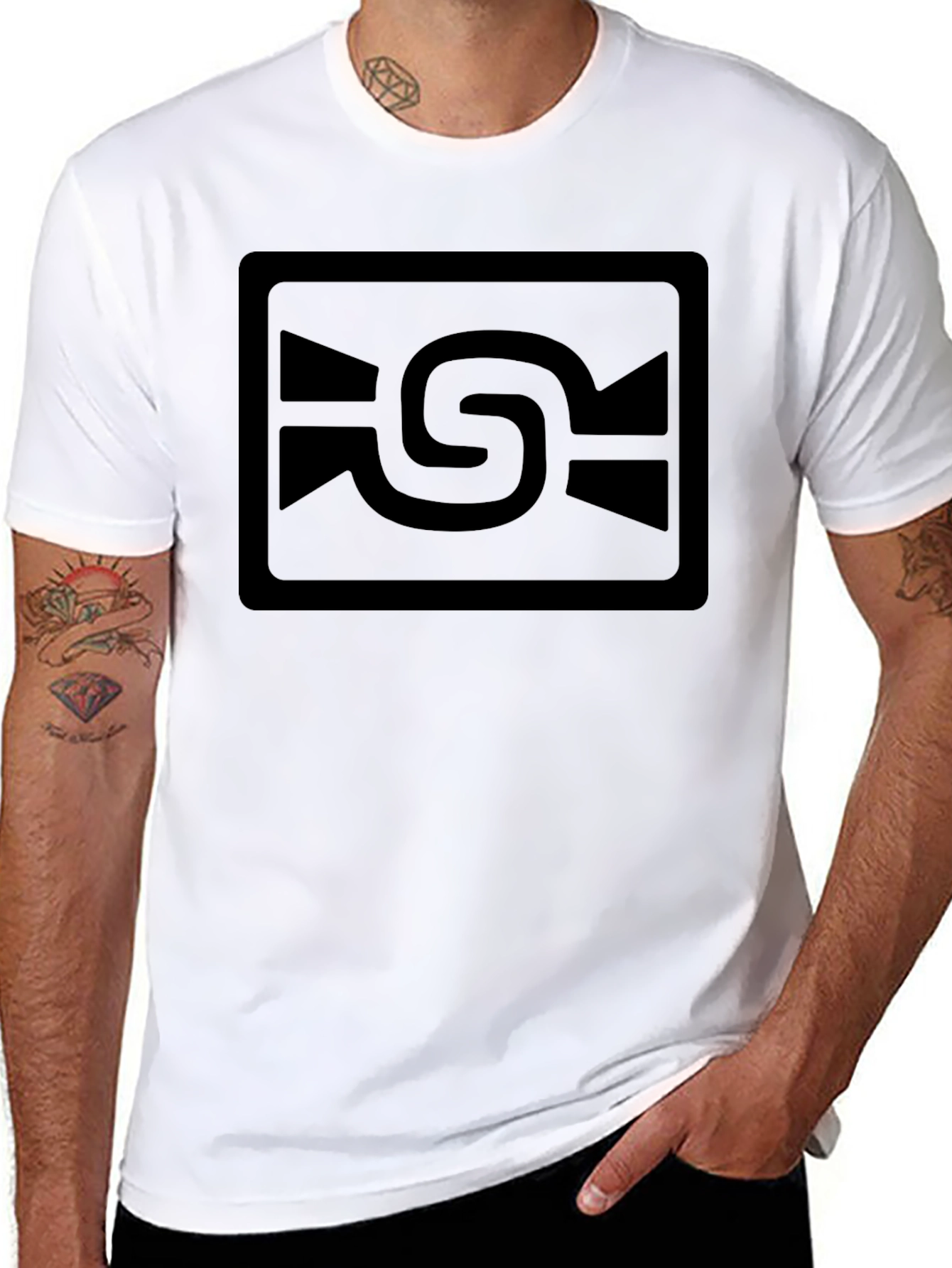 Abstract Graphic T-Shirt - Modern Style