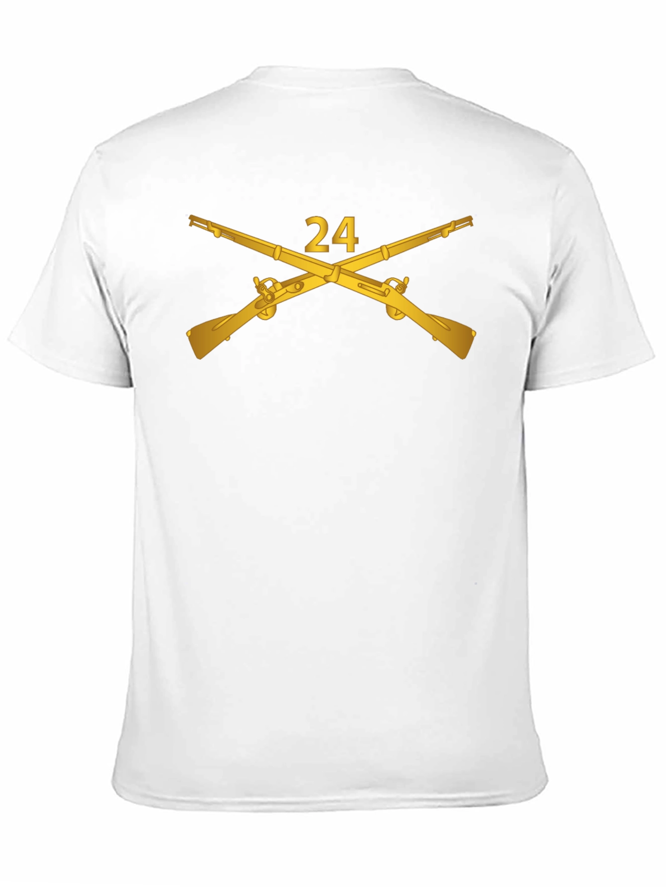 24 Crossed Rifles Graphic Tee - Black
