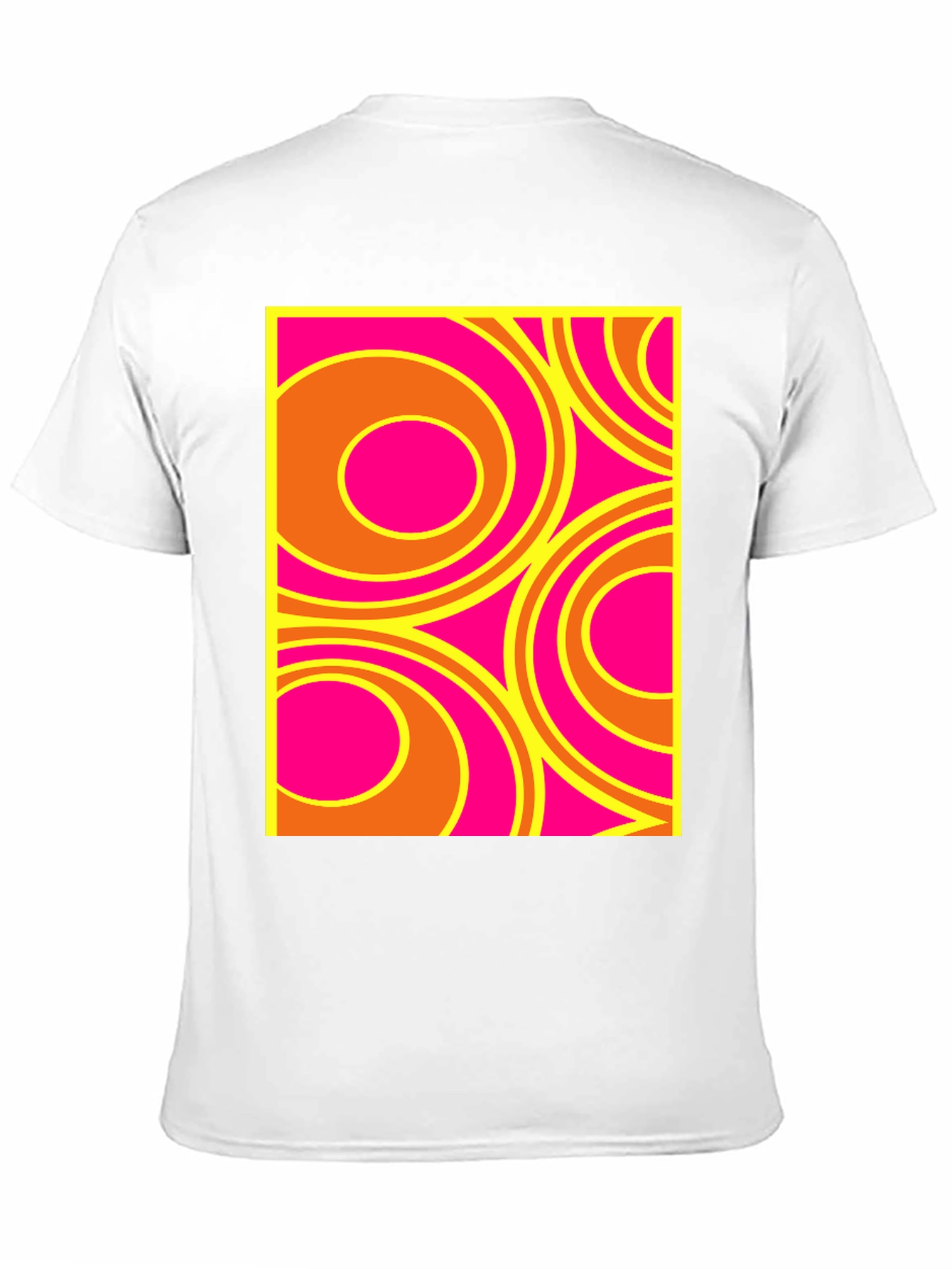 Retro Circle Pattern T-Shirt - Bold Graphic Tee