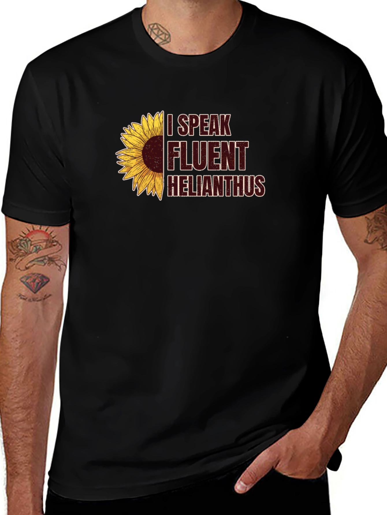 I Speak Fluent Helianthus T-Shirt