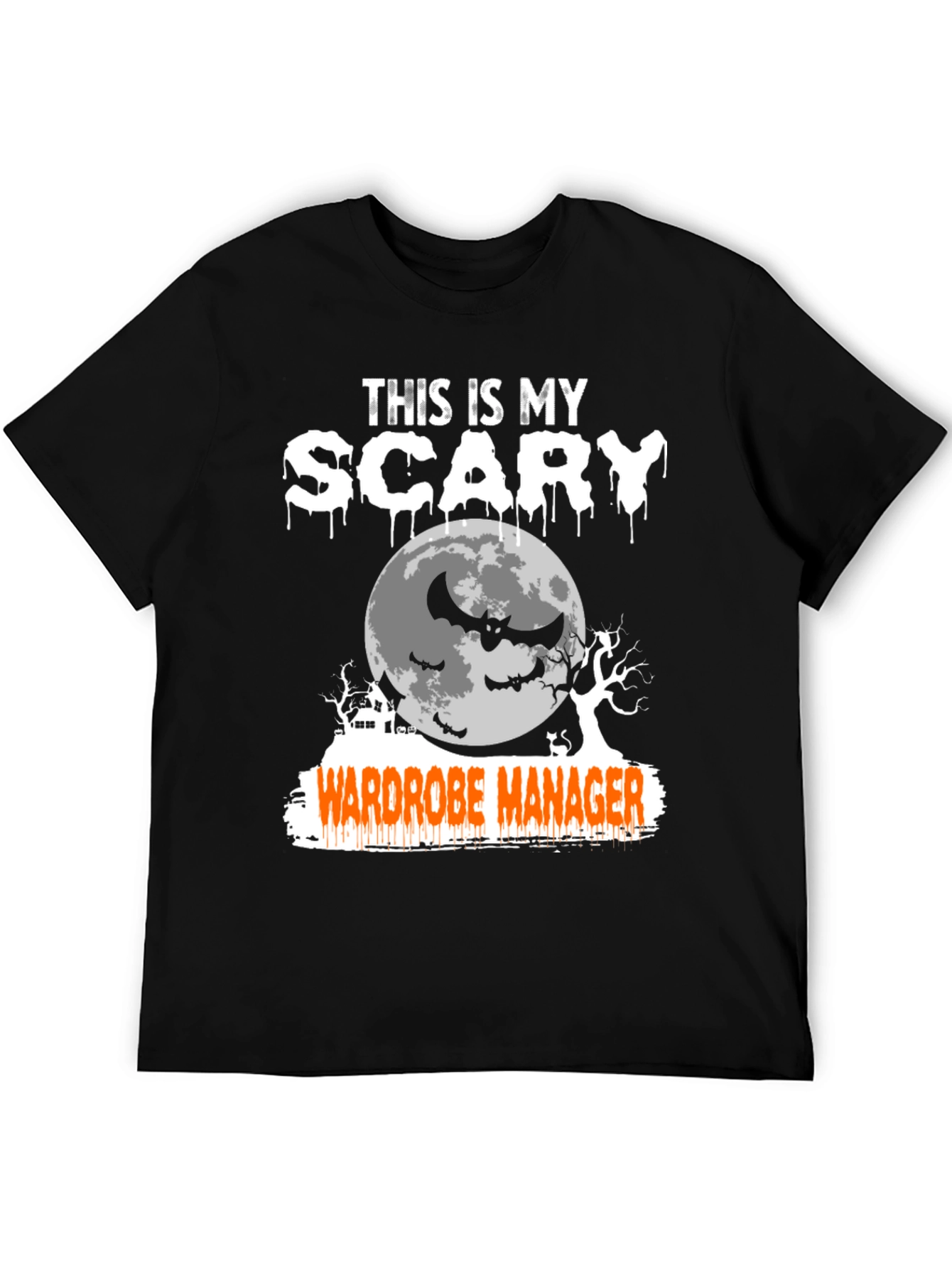 Scary Wardrobe Manager Halloween T-Shirt
