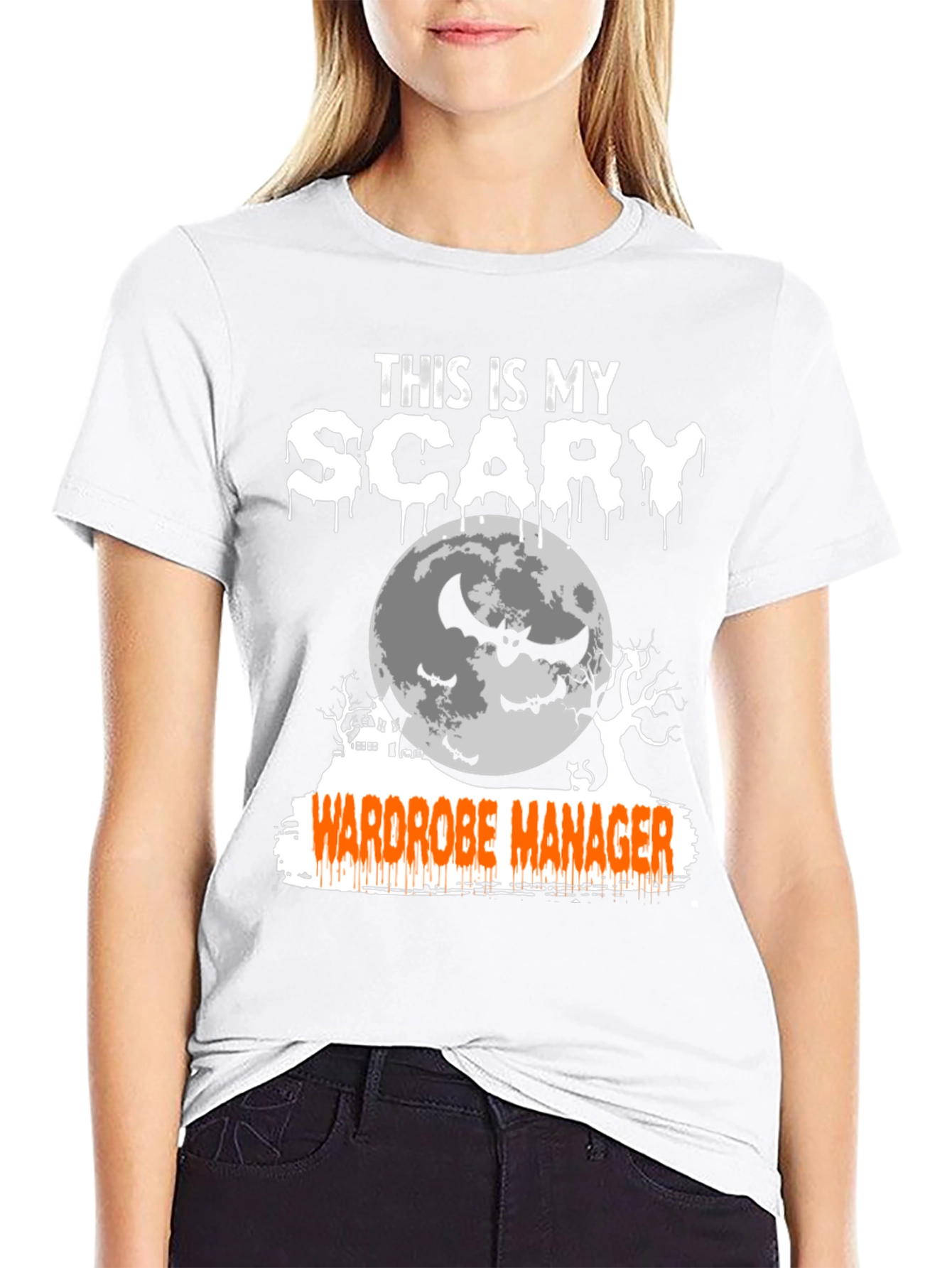 Scary Wardrobe Manager Halloween T-Shirt