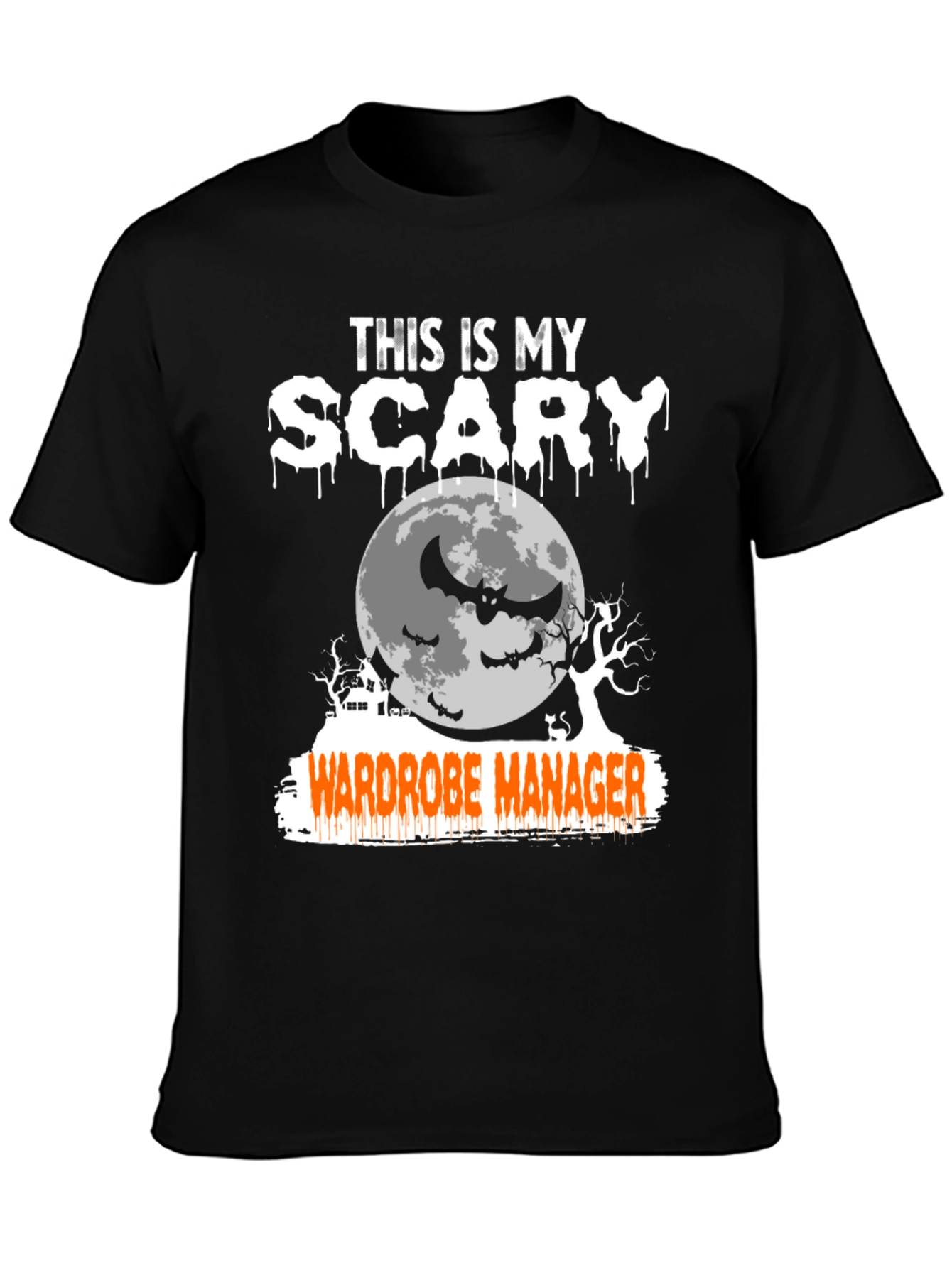 Scary Wardrobe Manager Halloween T-Shirt