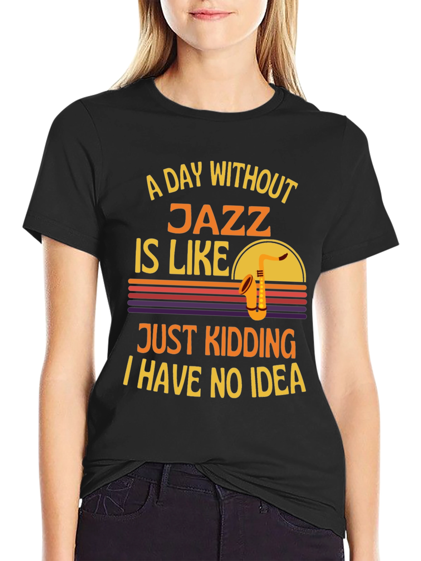 Jazz Music Lover Novelty T-Shirt