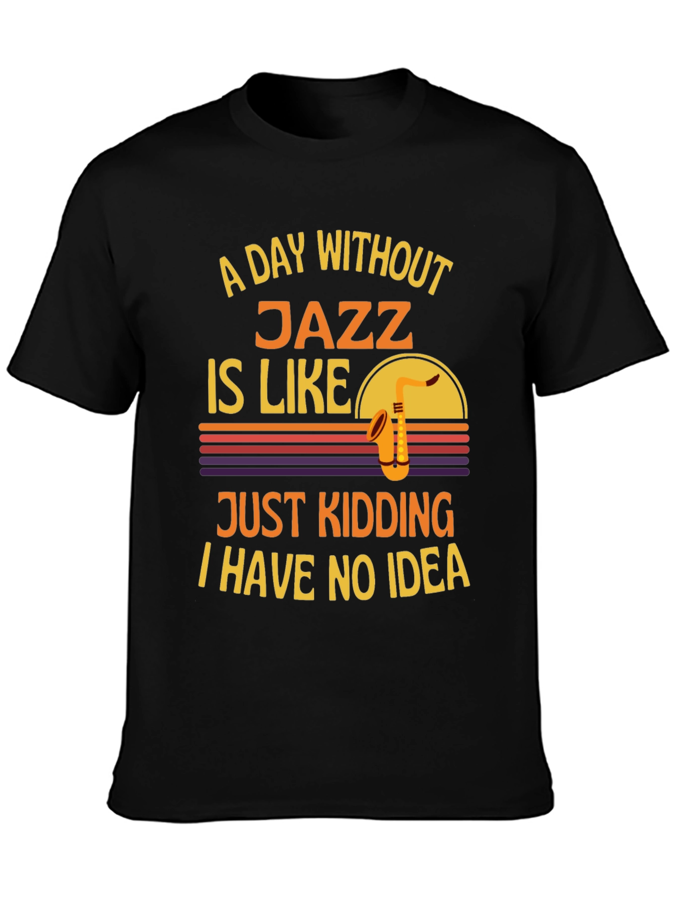 Jazz Music Lover Novelty T-Shirt