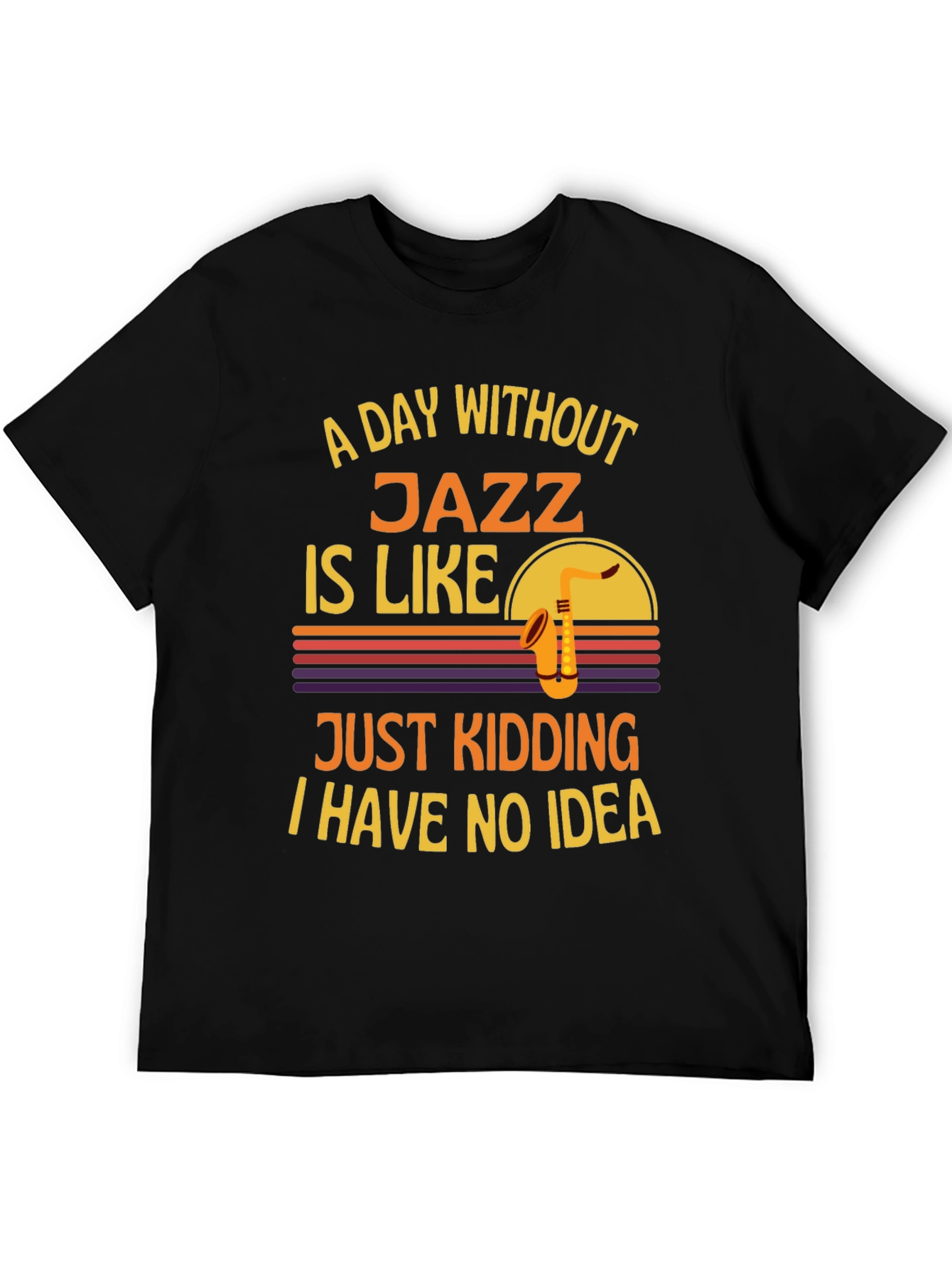Jazz Music Lover Novelty T-Shirt