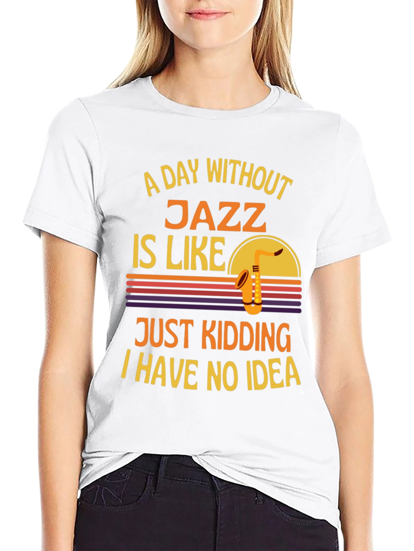 Jazz Music Lover Novelty T-Shirt