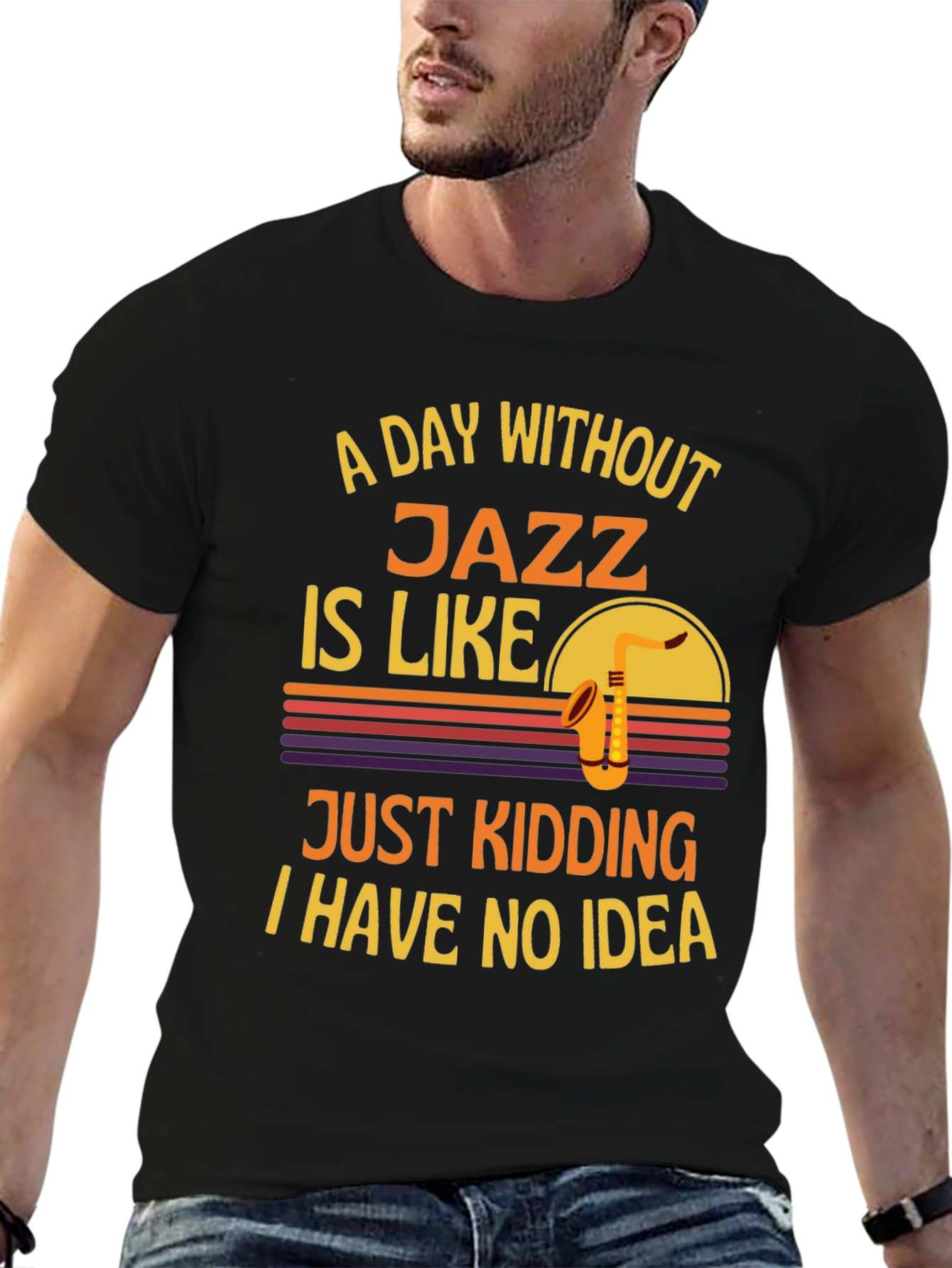 Jazz Music Lover Novelty T-Shirt