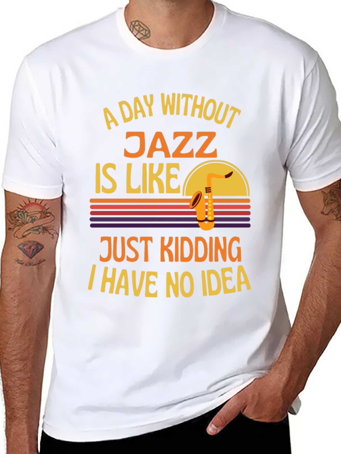 Jazz Music Lover Novelty T-Shirt