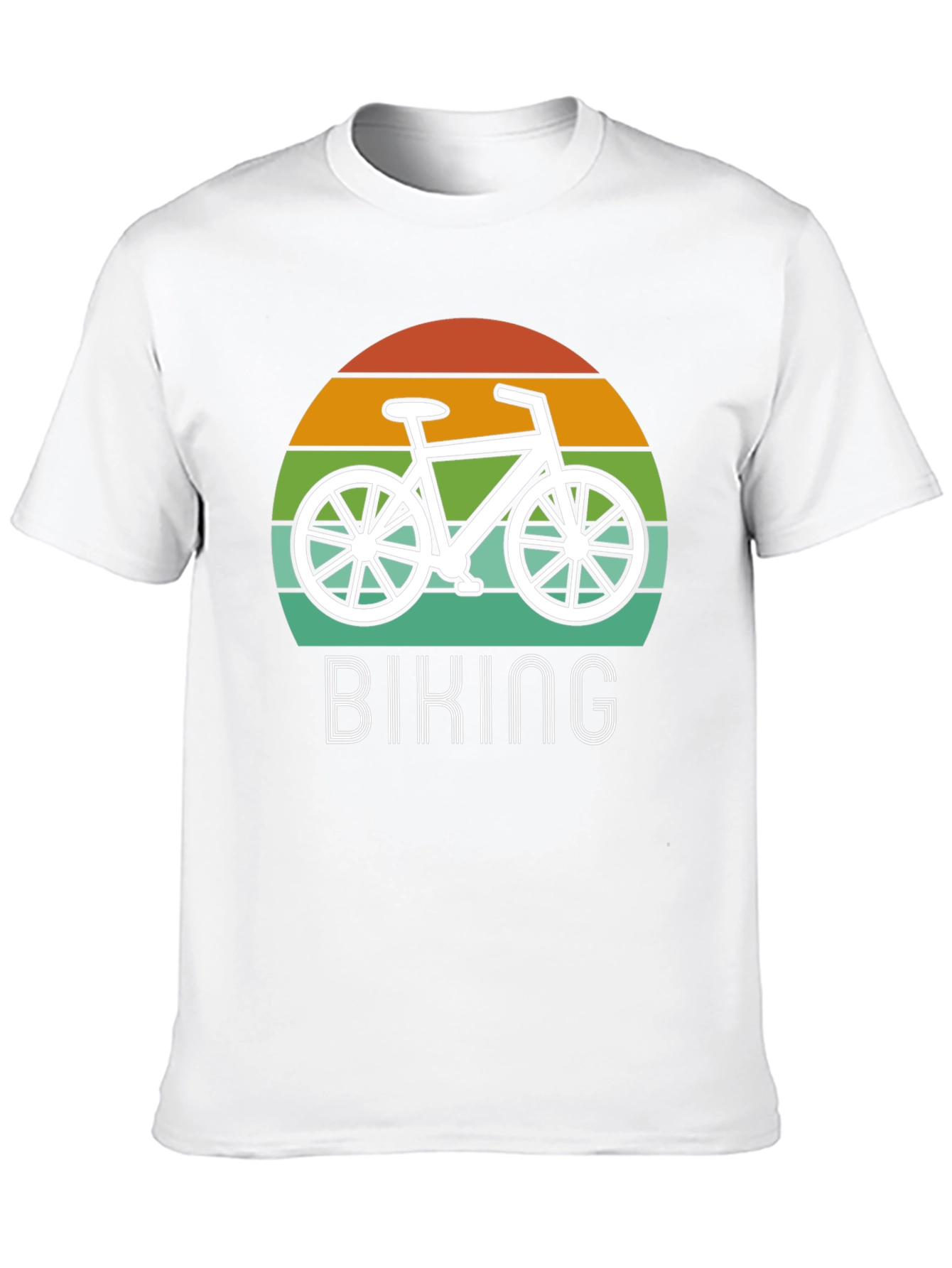 Retro Biking T-Shirt - Black Graphic Tee