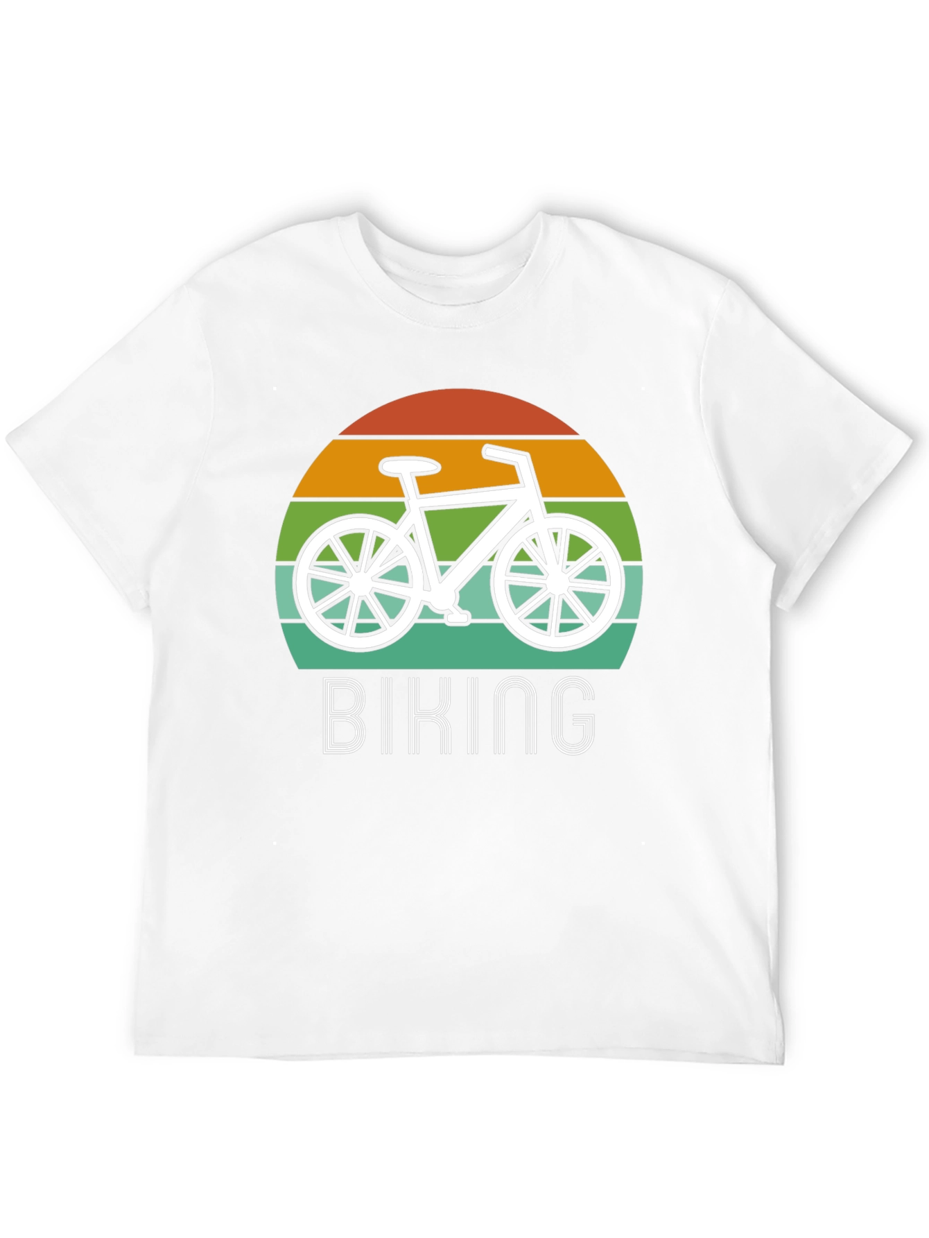 Retro Biking T-Shirt - Black Graphic Tee