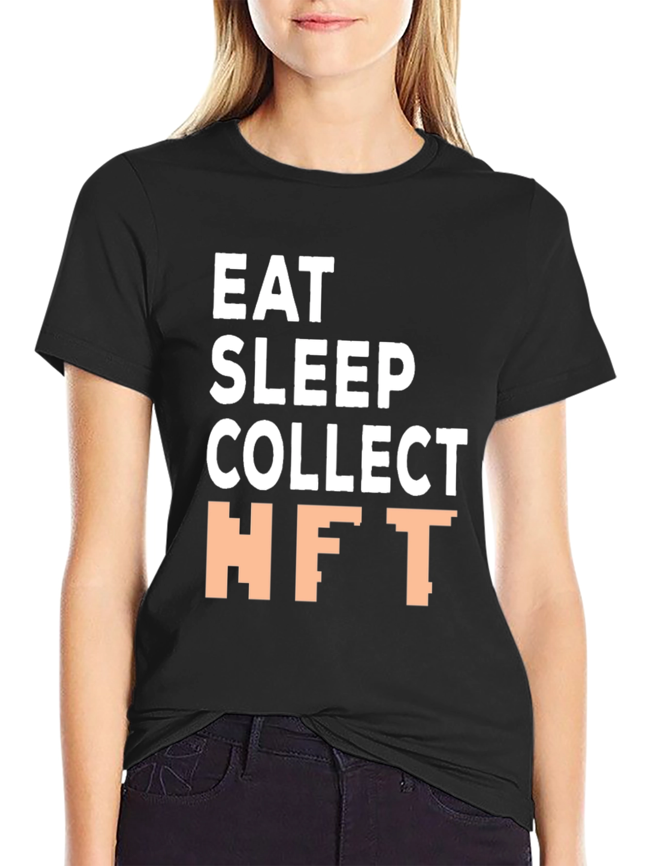 Eat Sleep Collect NFT Graphic Tee