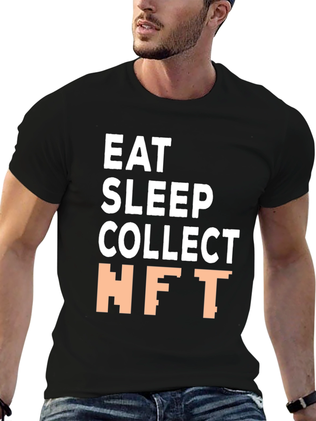 Eat Sleep Collect NFT Graphic Tee